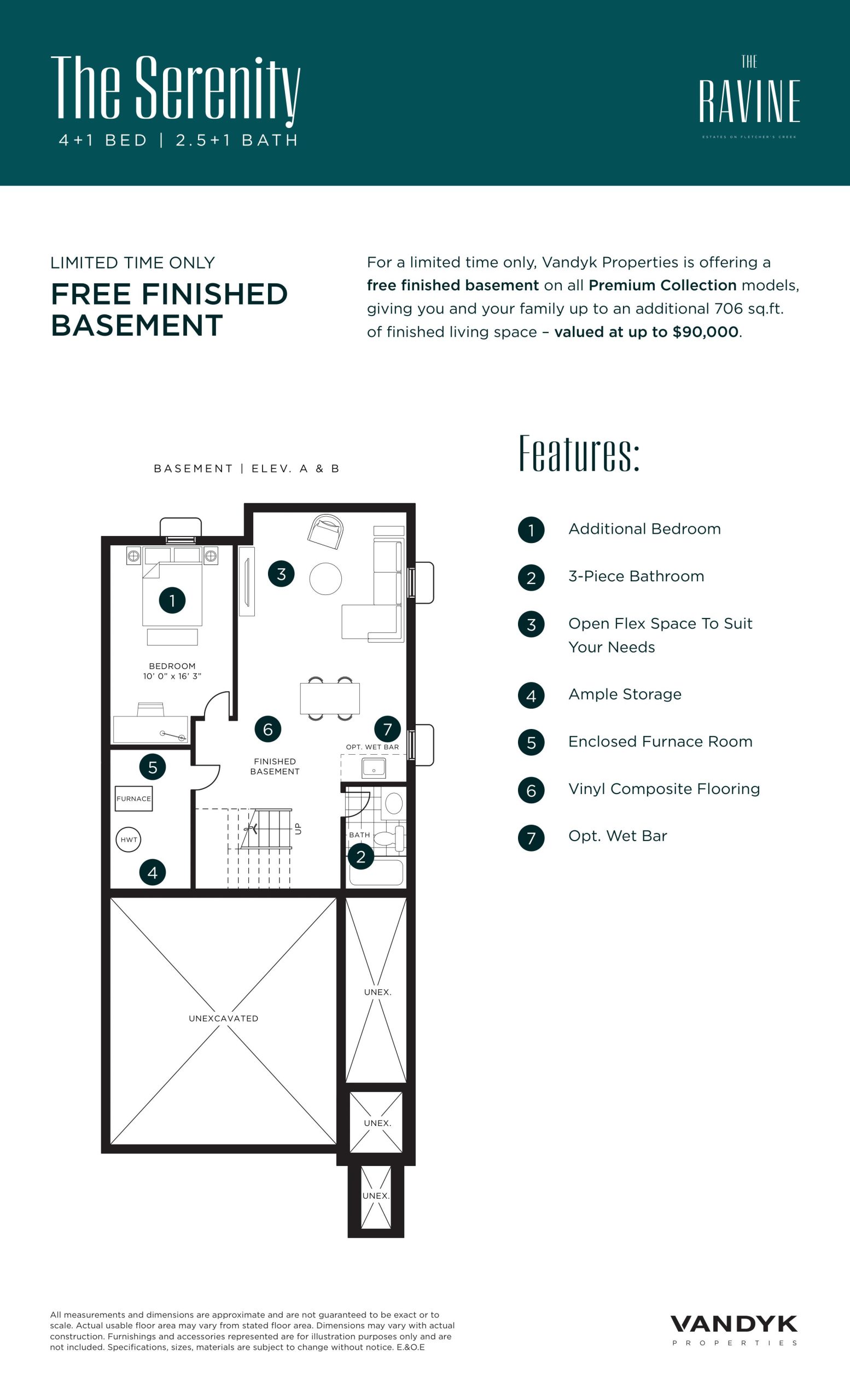 The Serenity floor plan