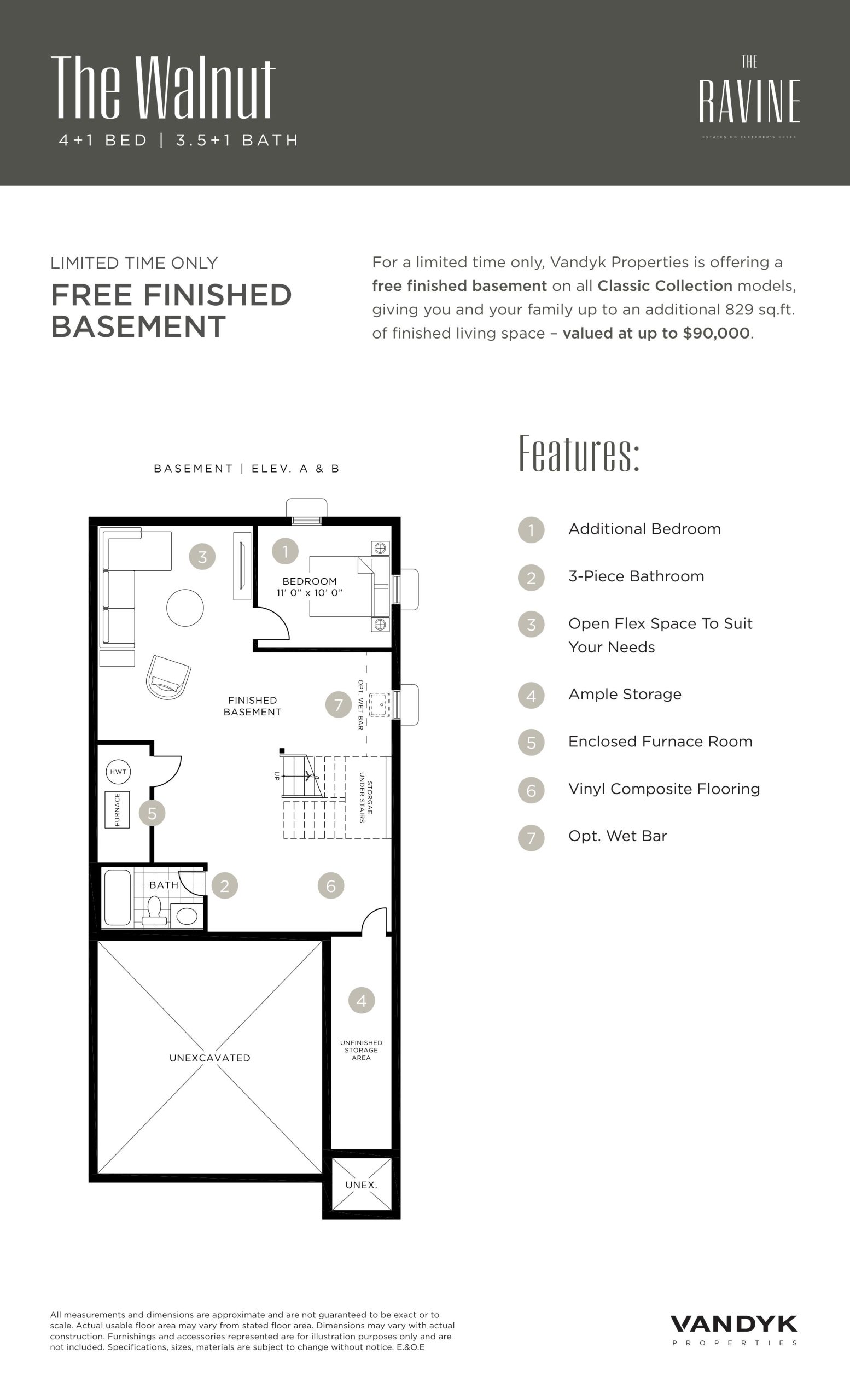 The Walnut floor plan