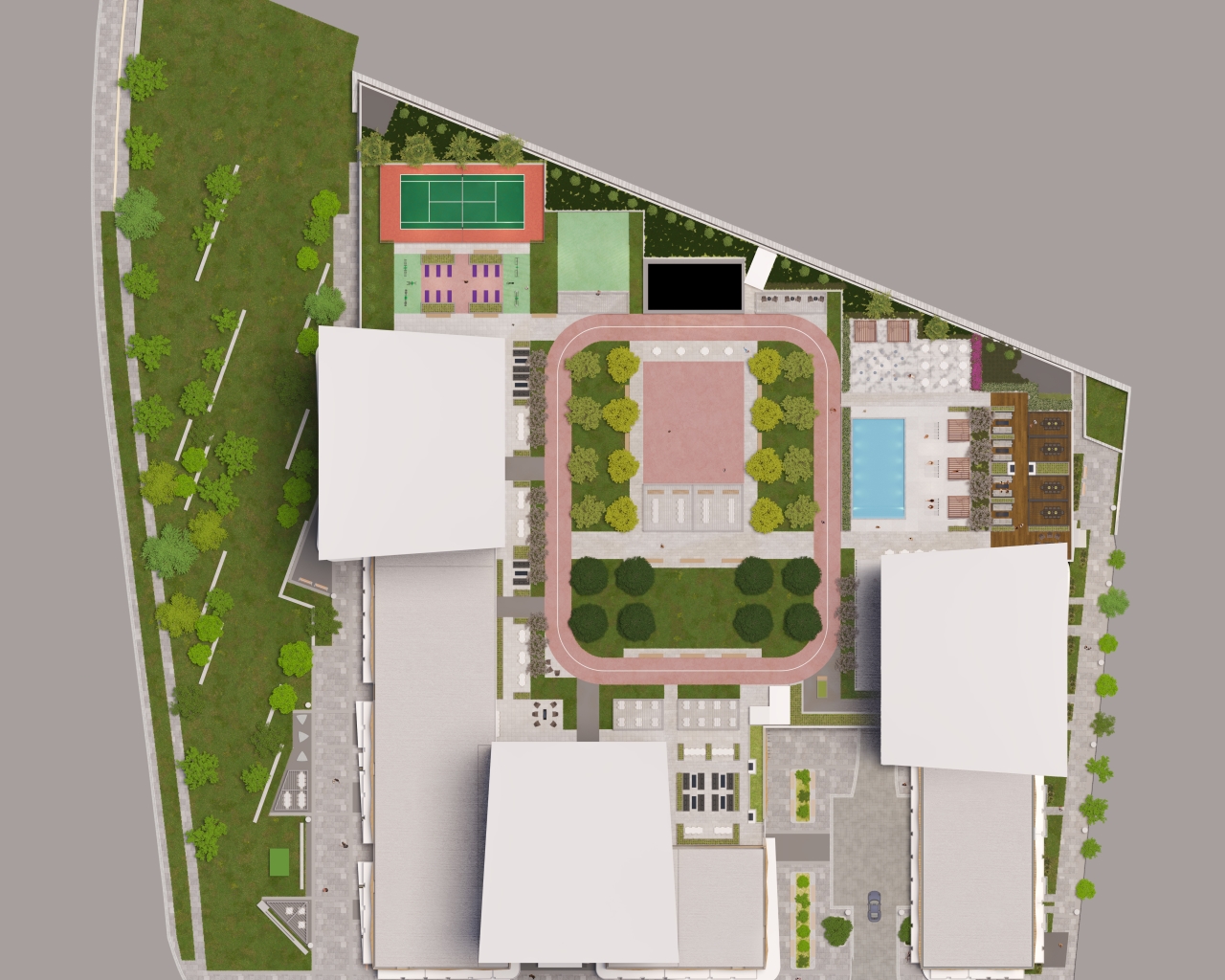 Thompson Towers – Spring in Milton — rendering 15