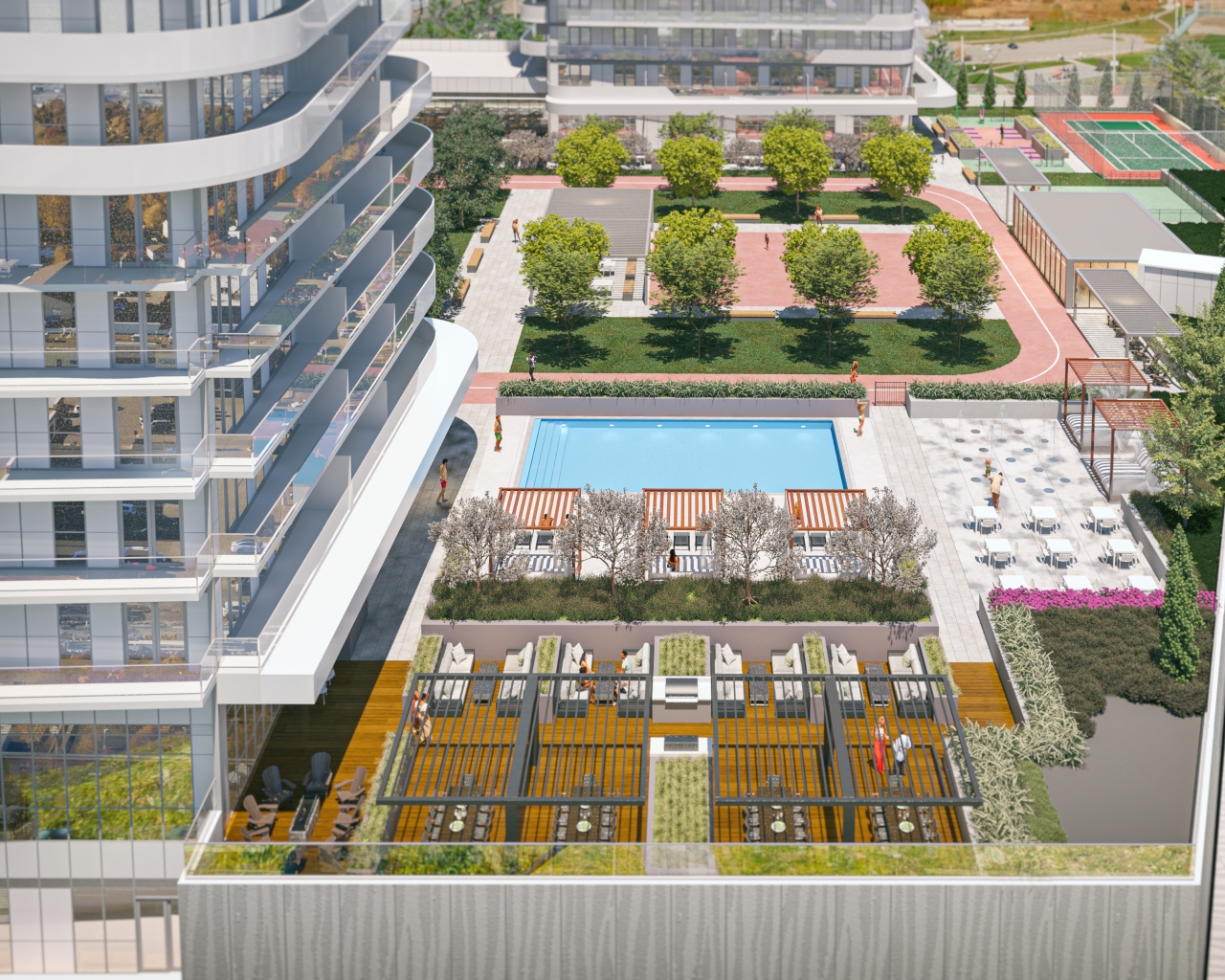 Thompson Towers – Spring in Milton — rendering 6