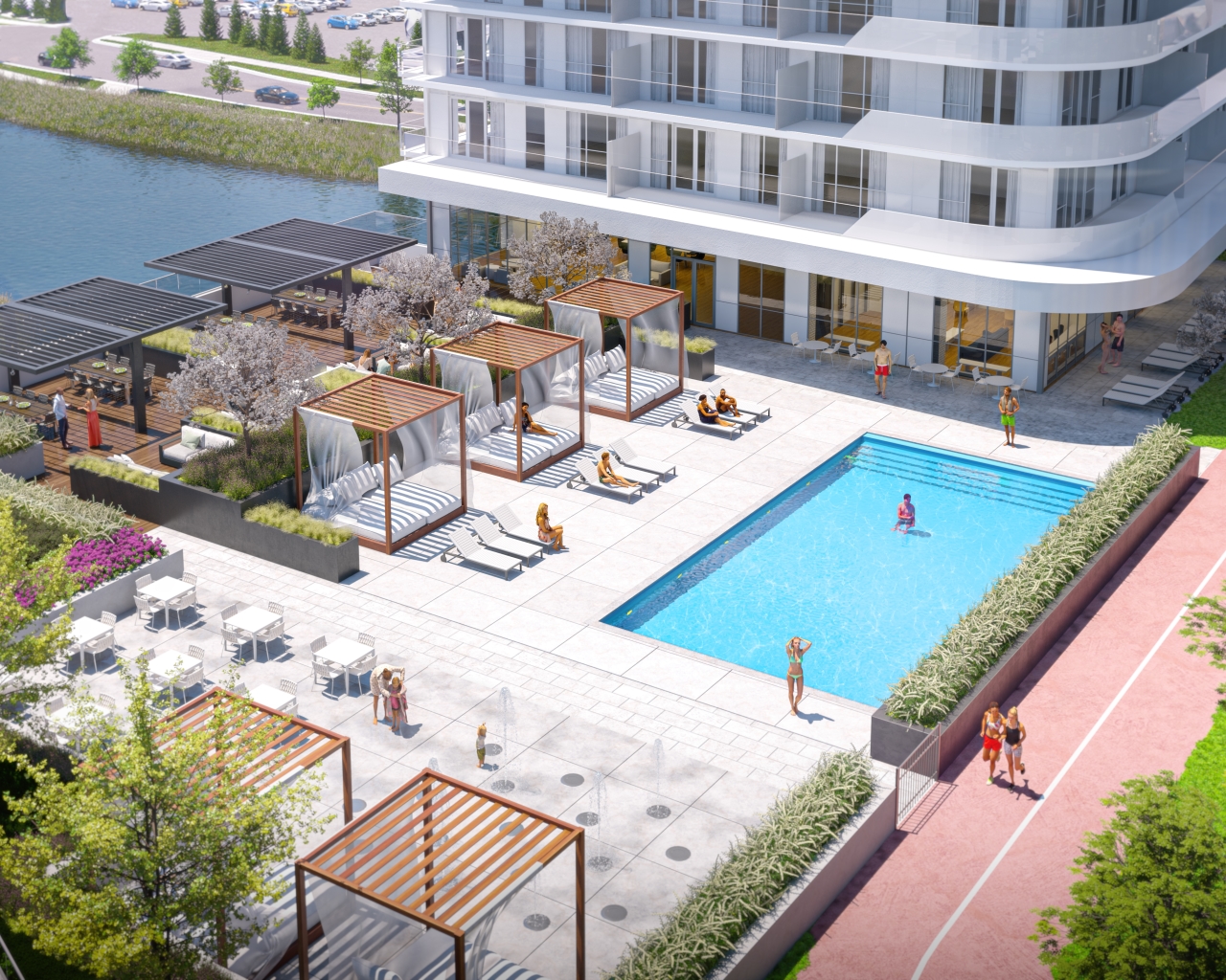 Thompson Towers – Spring in Milton — rendering 7