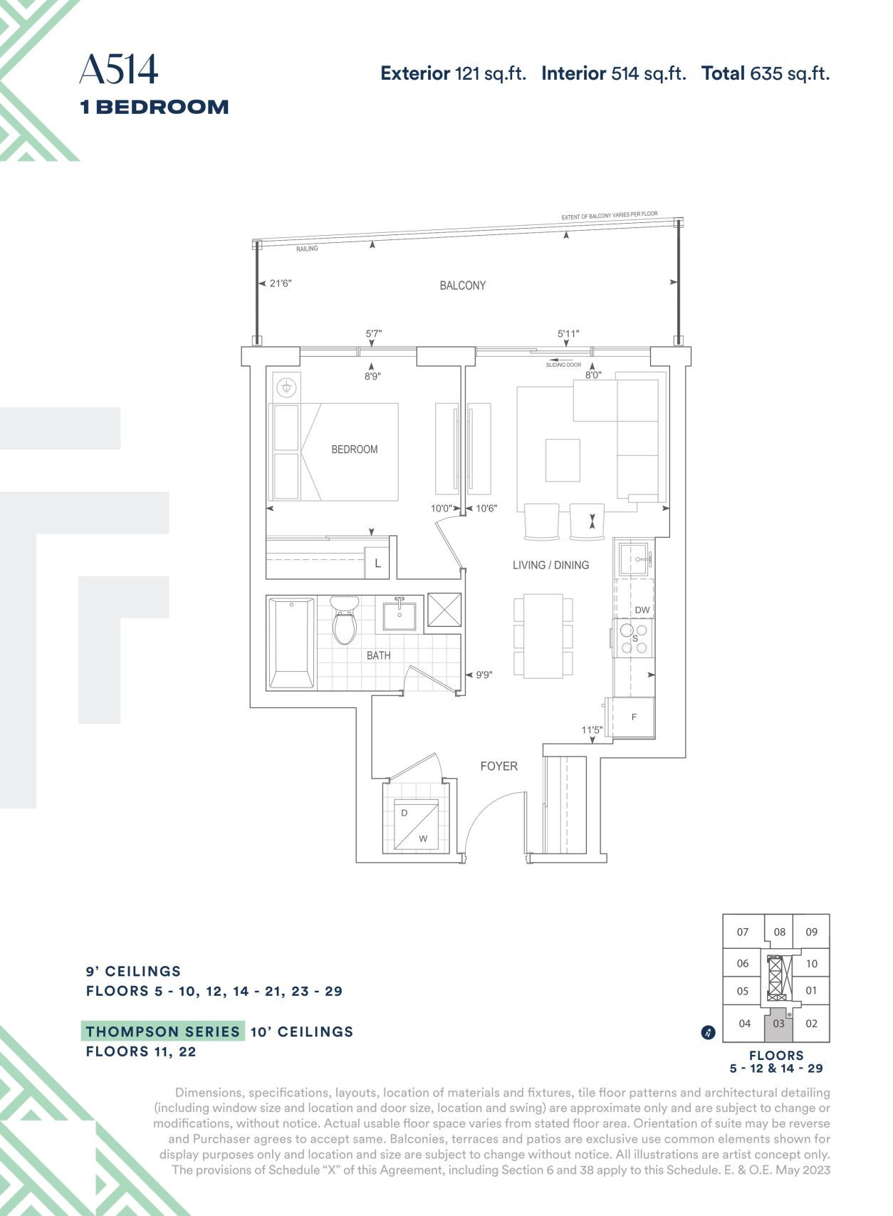 A514 floor plan
