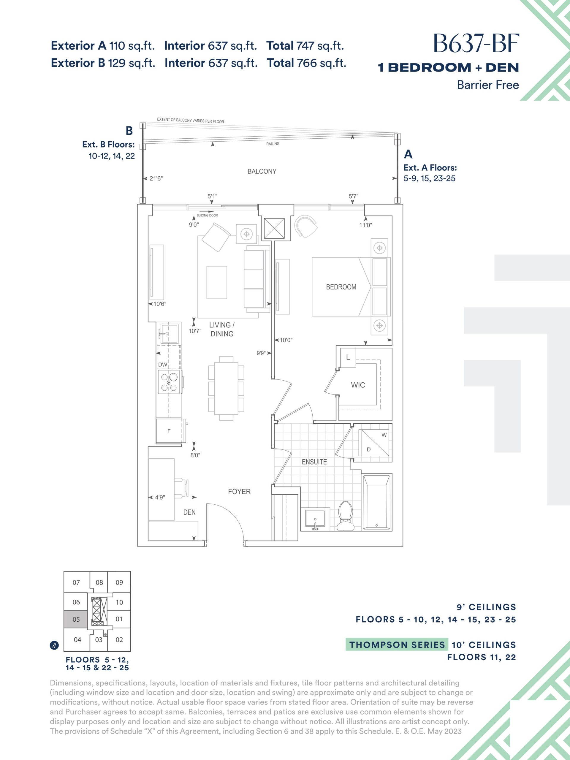B637-BF floor plan