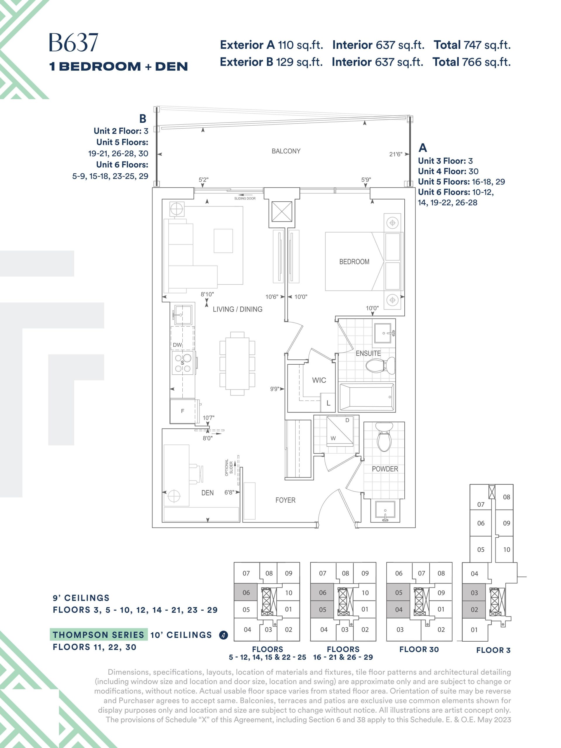 B637 floor plan