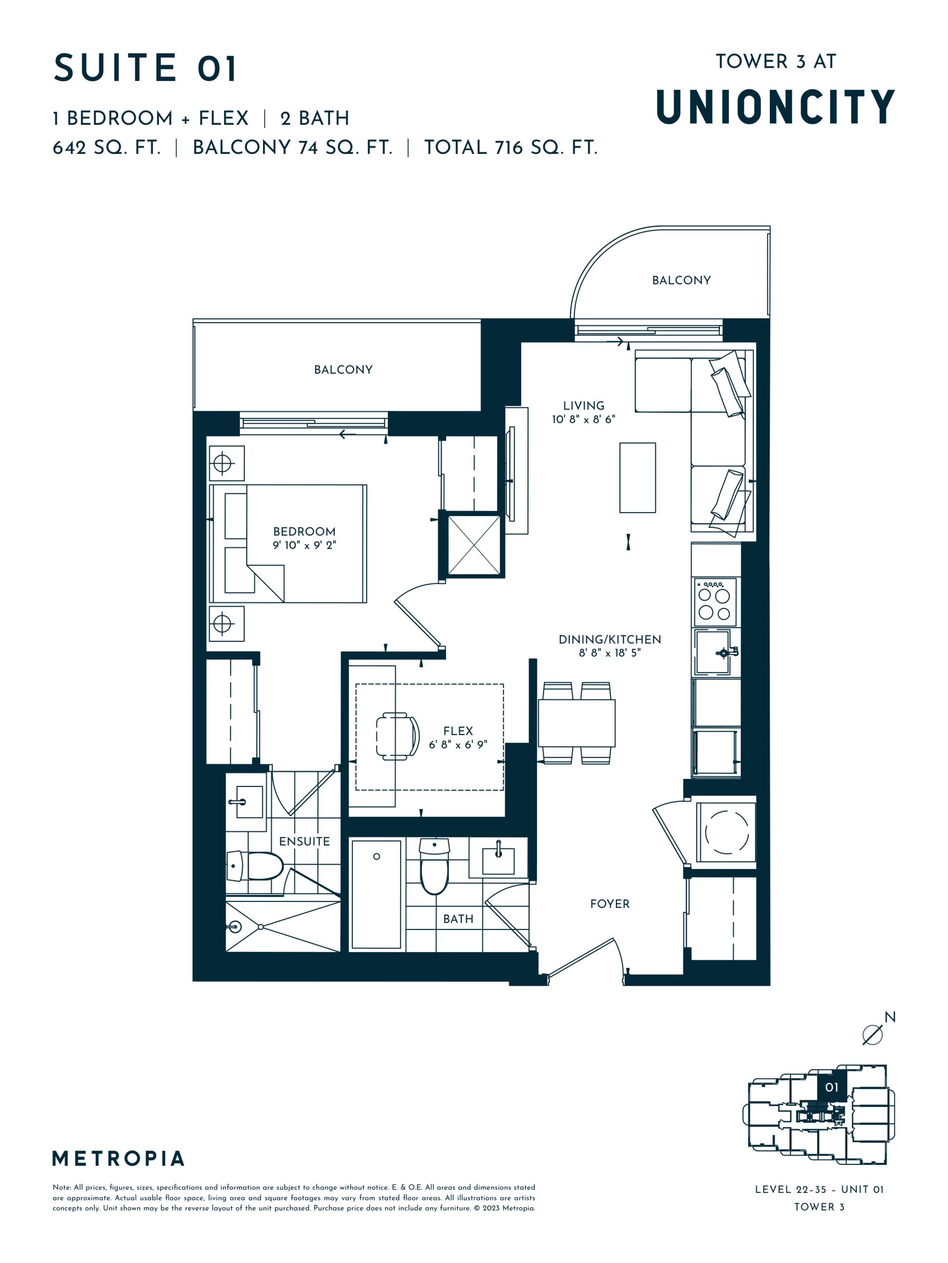 Suite 01 floor plan