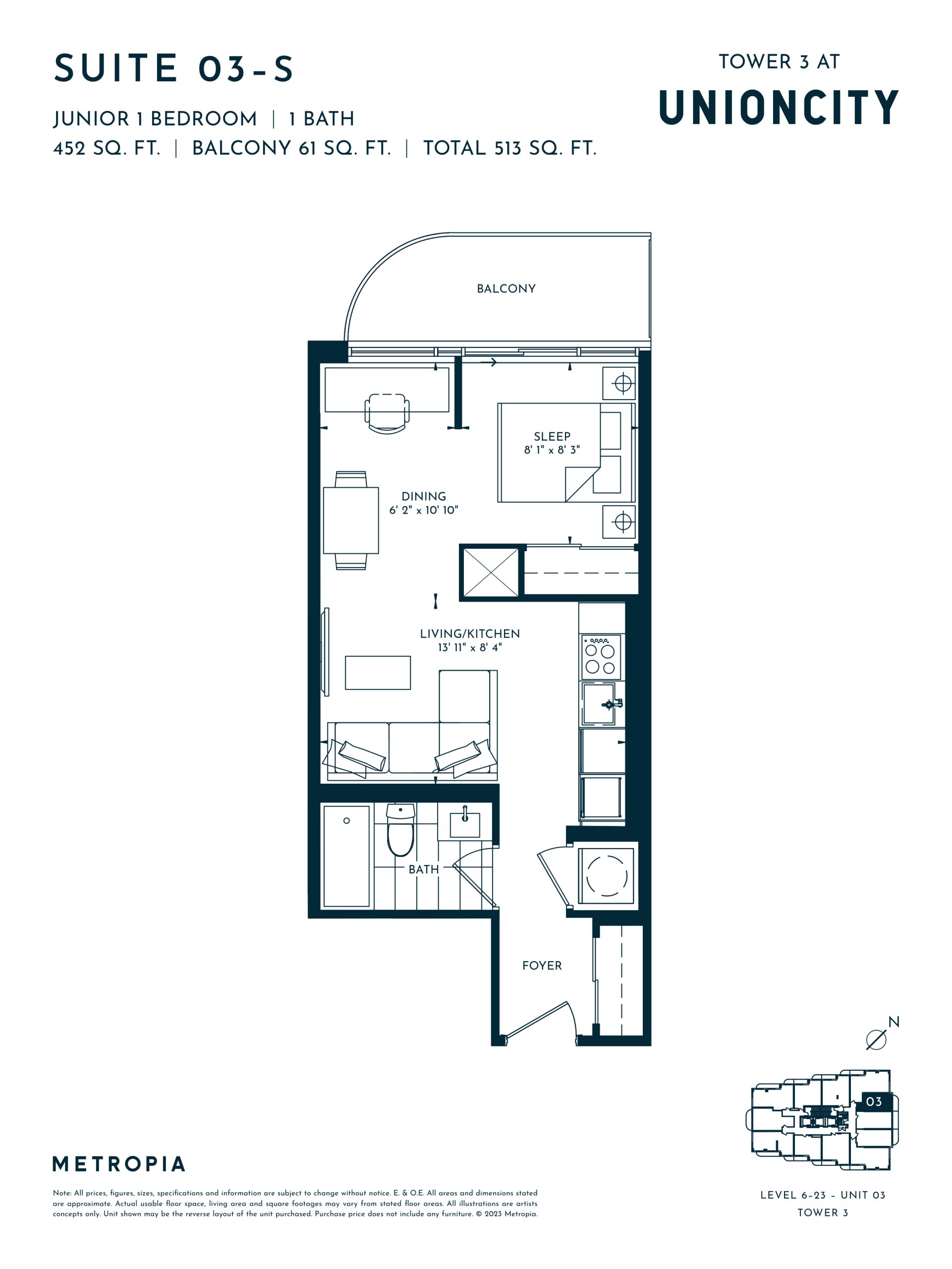 Suite 03-S floor plan