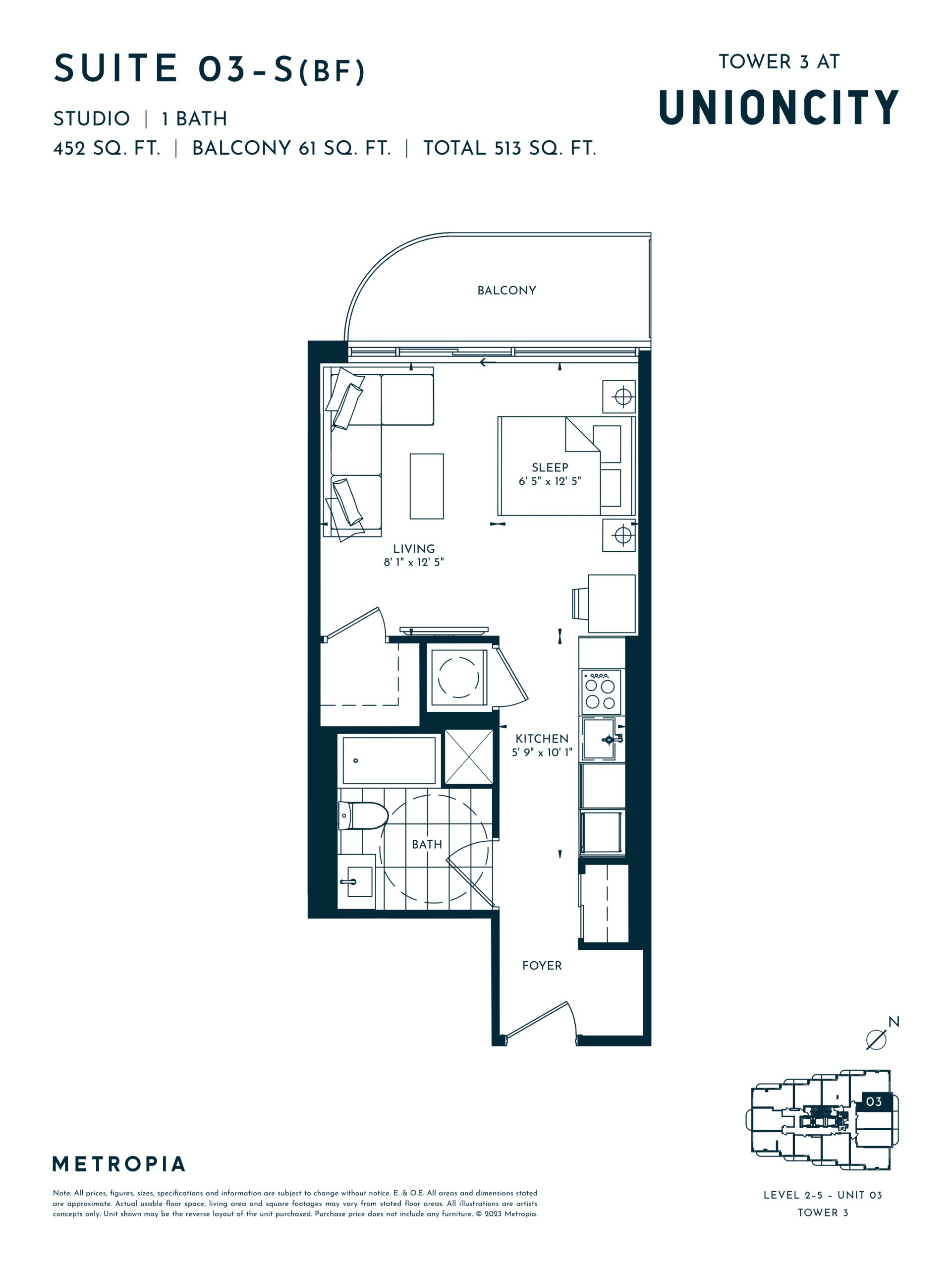 Suite 03-S (BF) floor plan