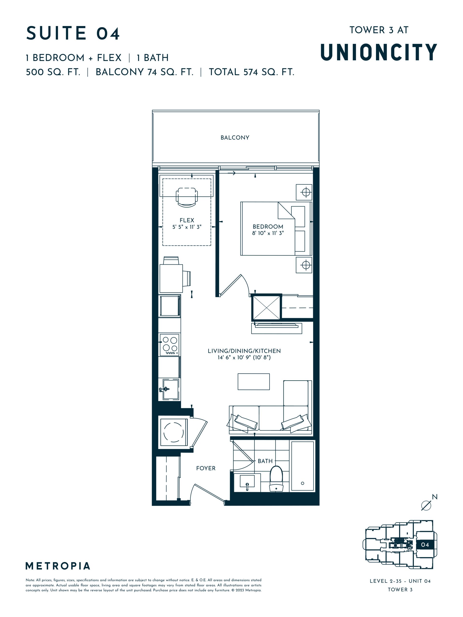 Suite 04 floor plan