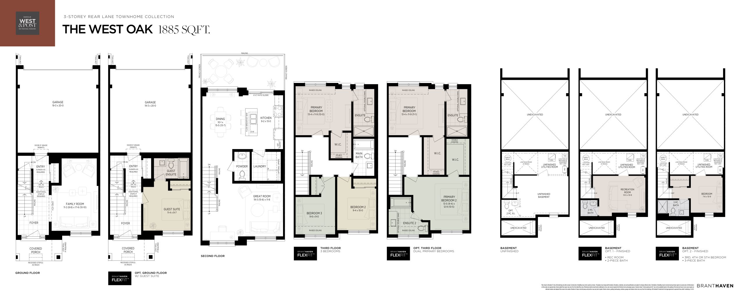 The West Oak floor plan