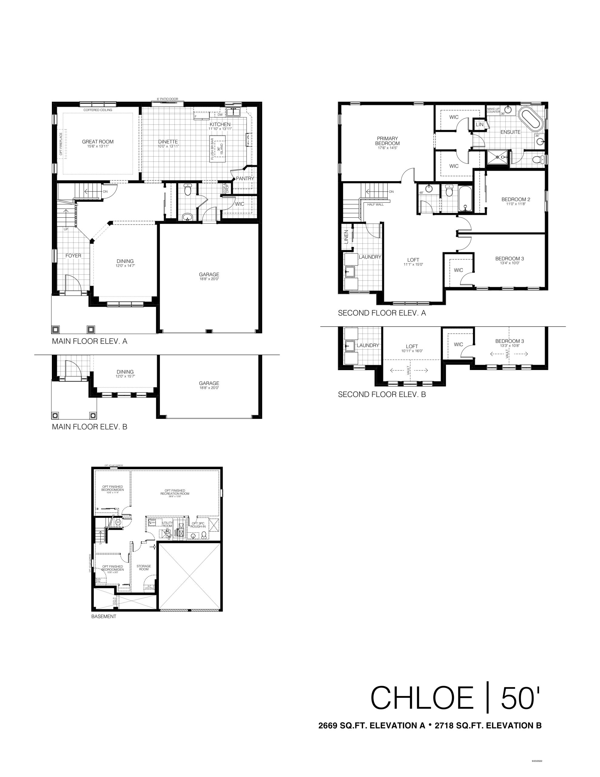 Chloe floor plan