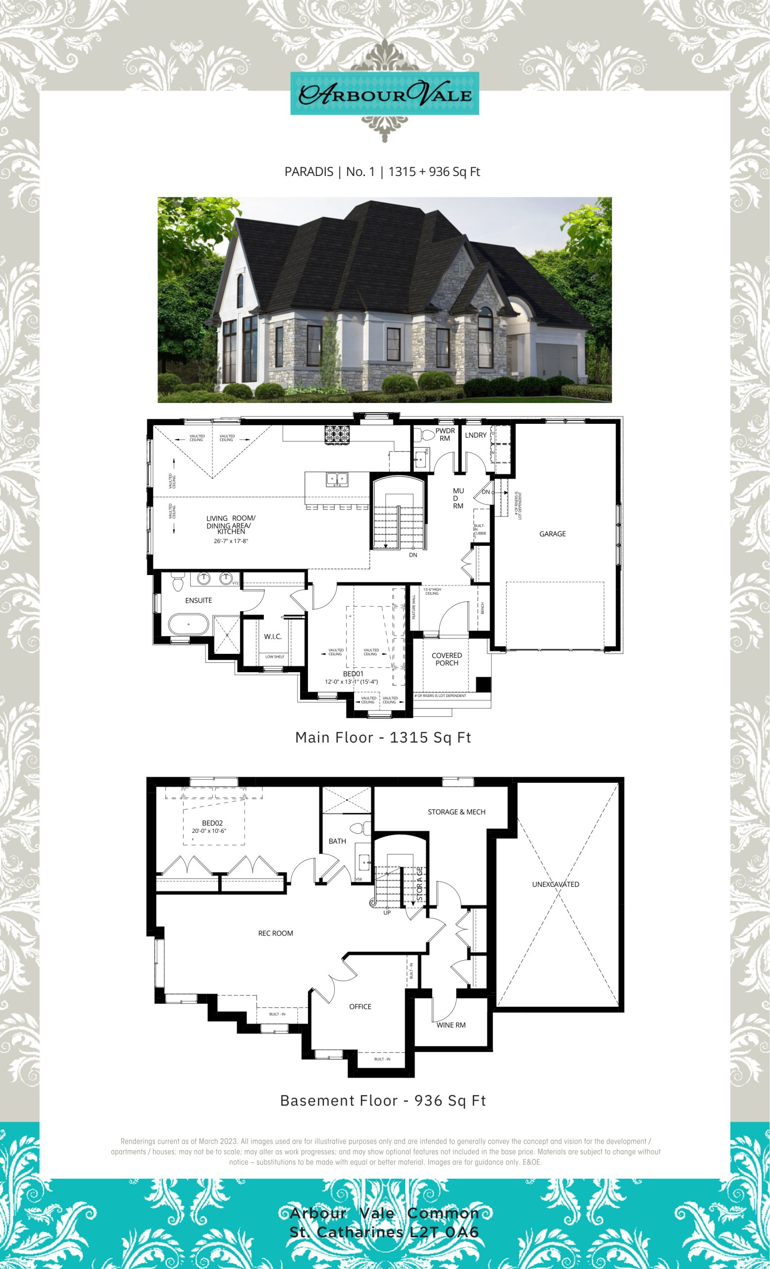 Paradis floor plan
