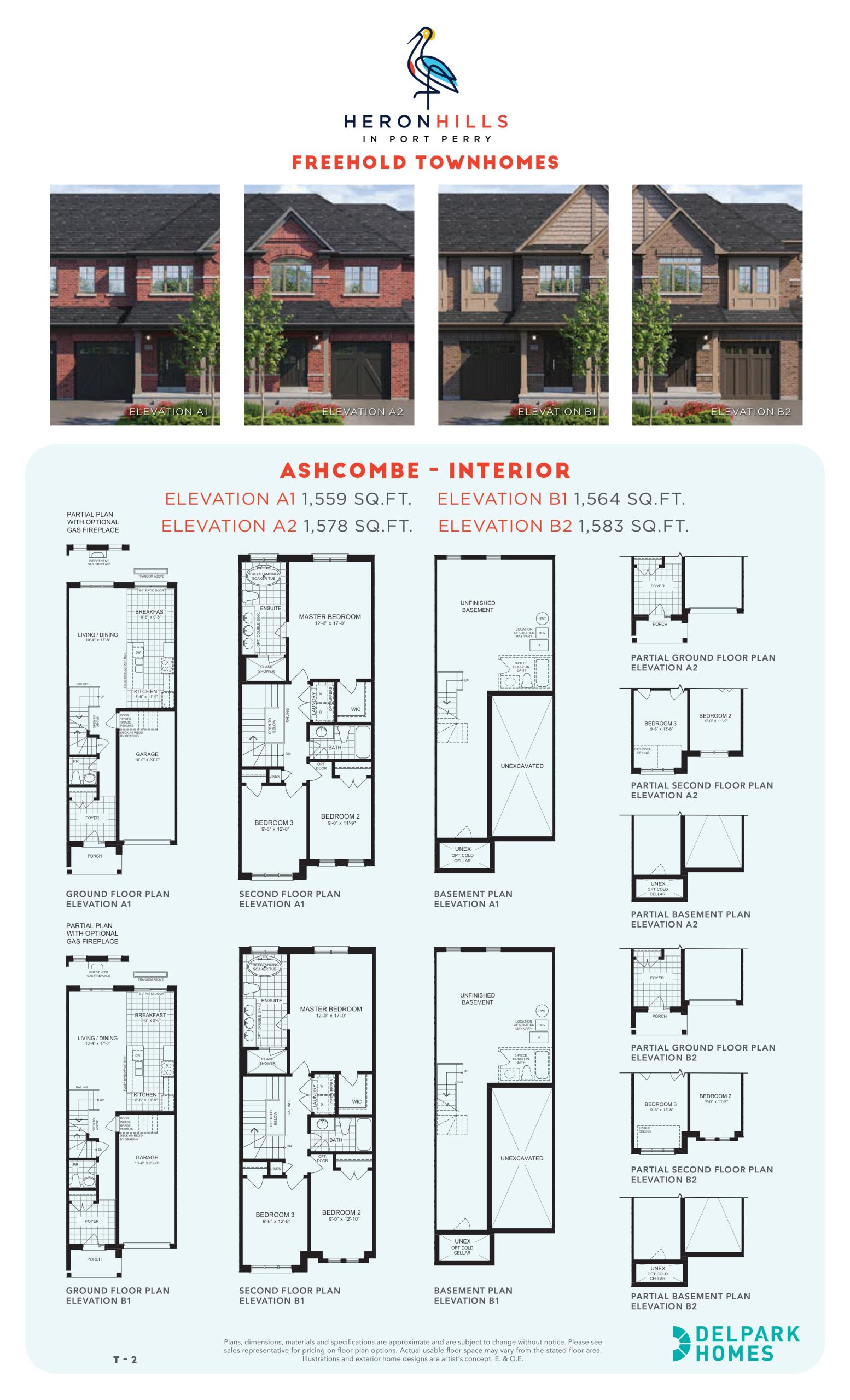 Ashcombe - Interior floor plan