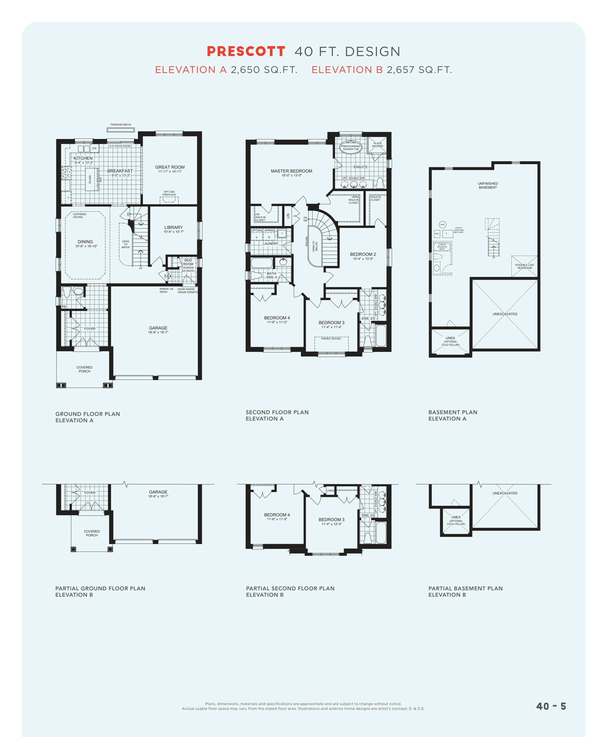 Prescott floor plan