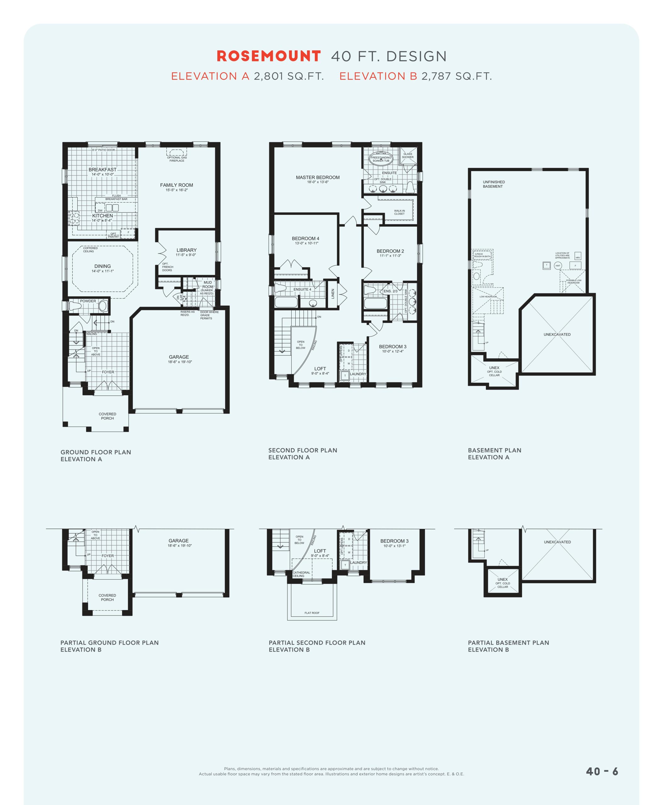 Rosemount floor plan