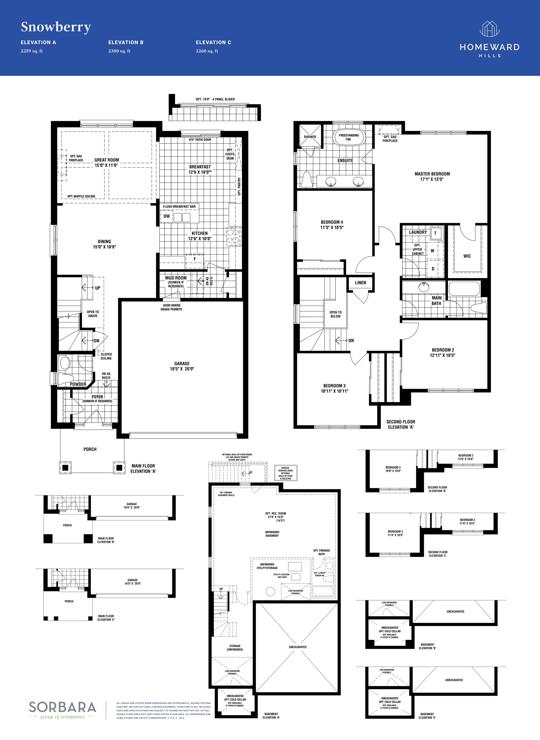 Snowberry floor plan