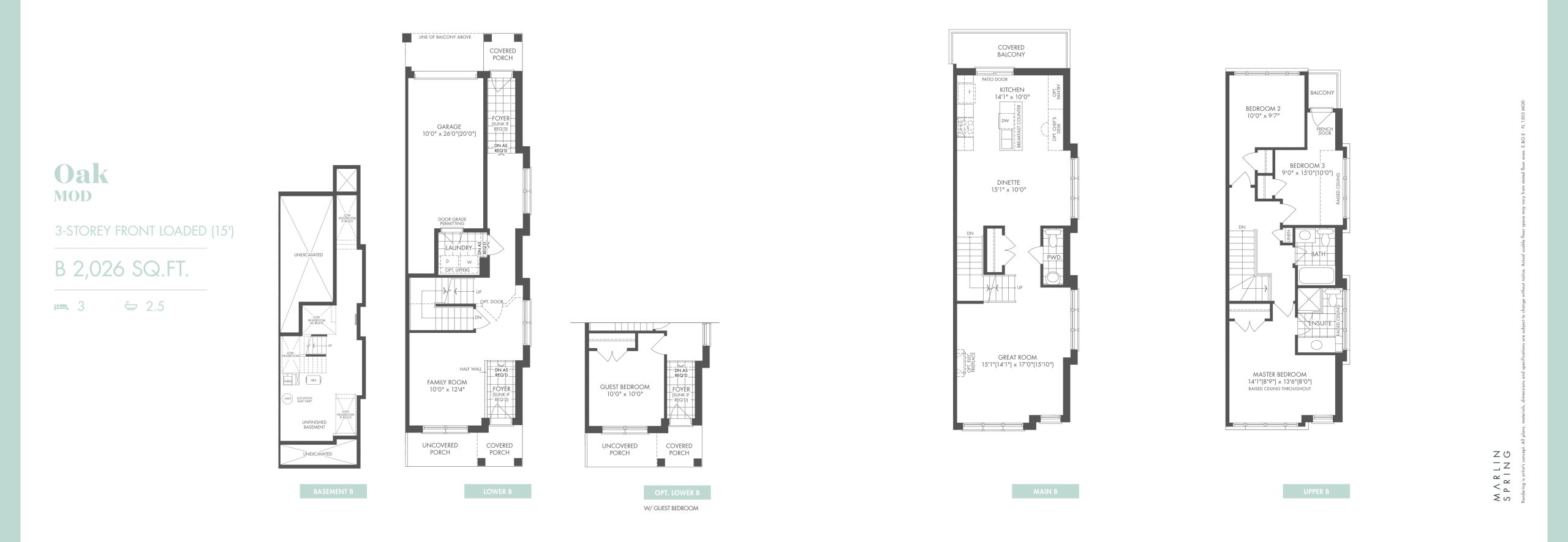 Oak (Mod) floor plan