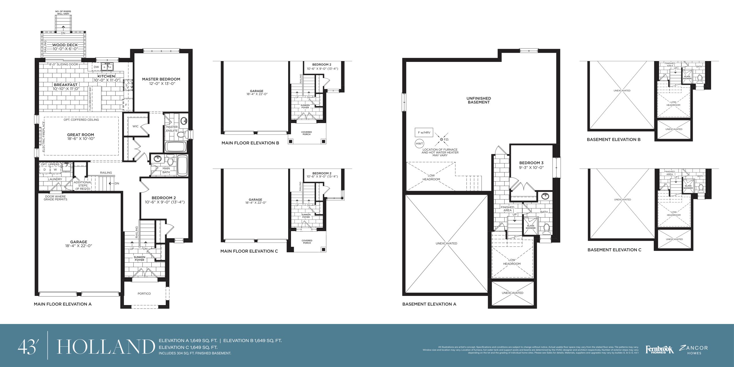 Holland floor plan