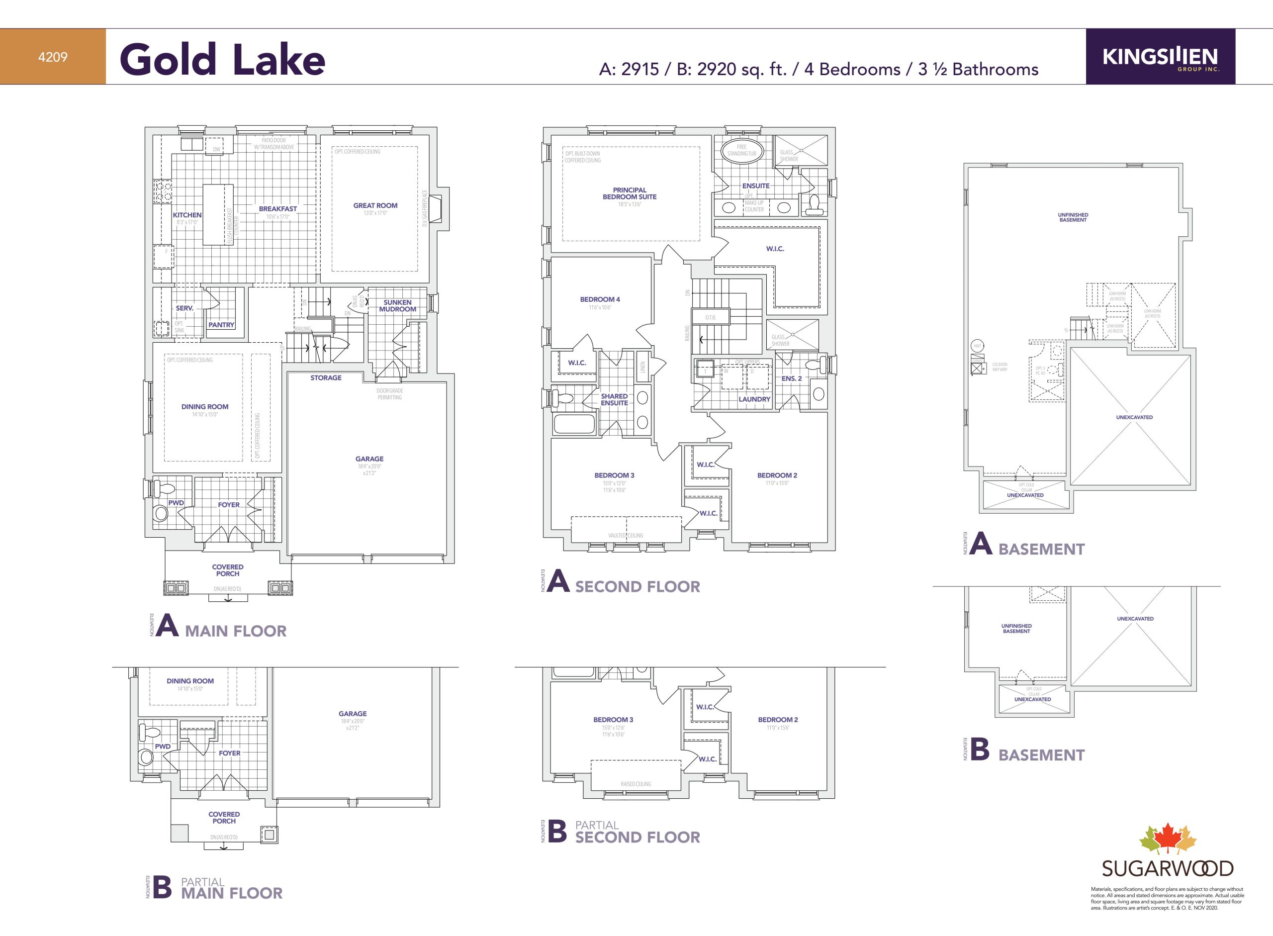 Gold Lake plan preview