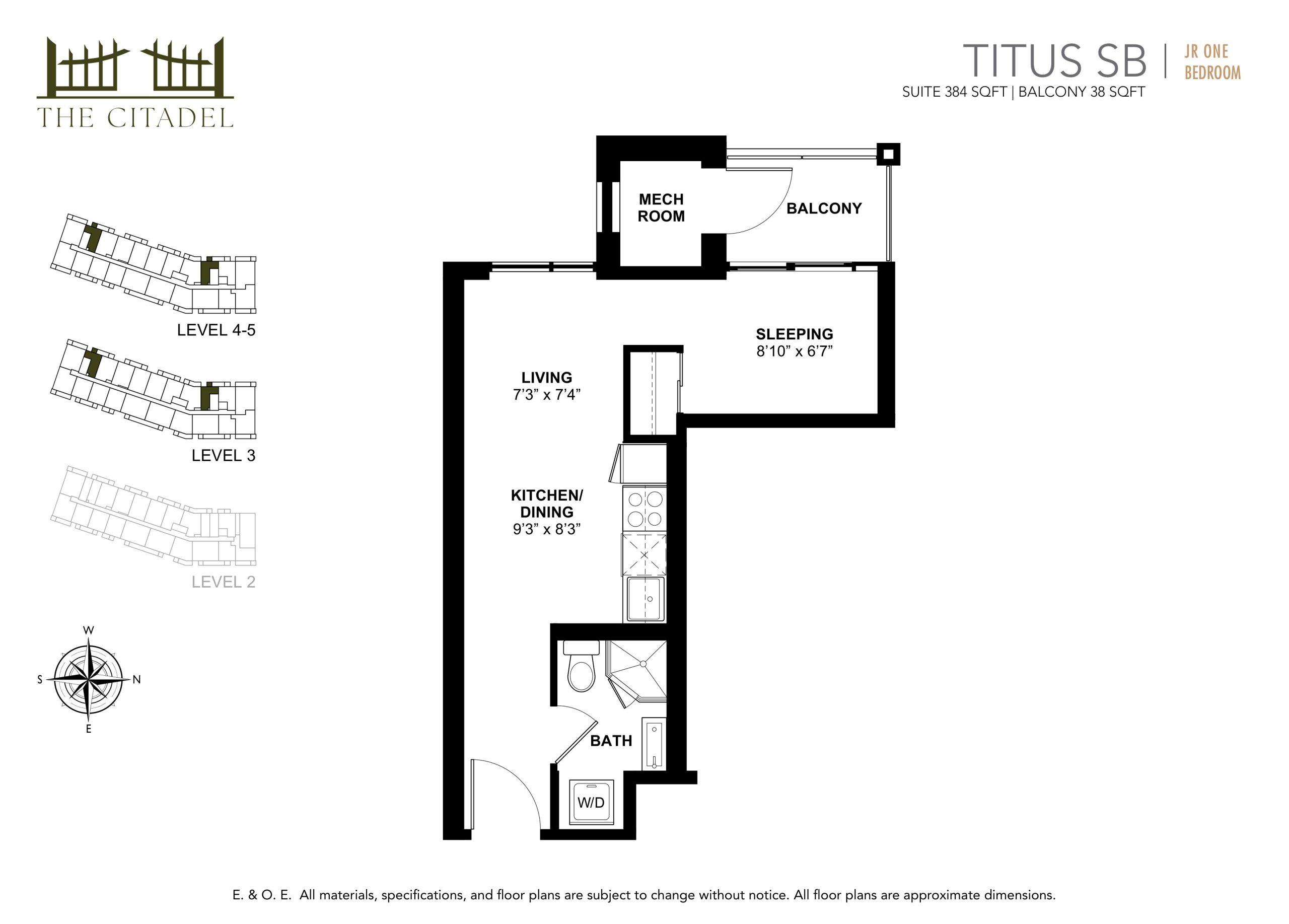 Titus SB floor plan