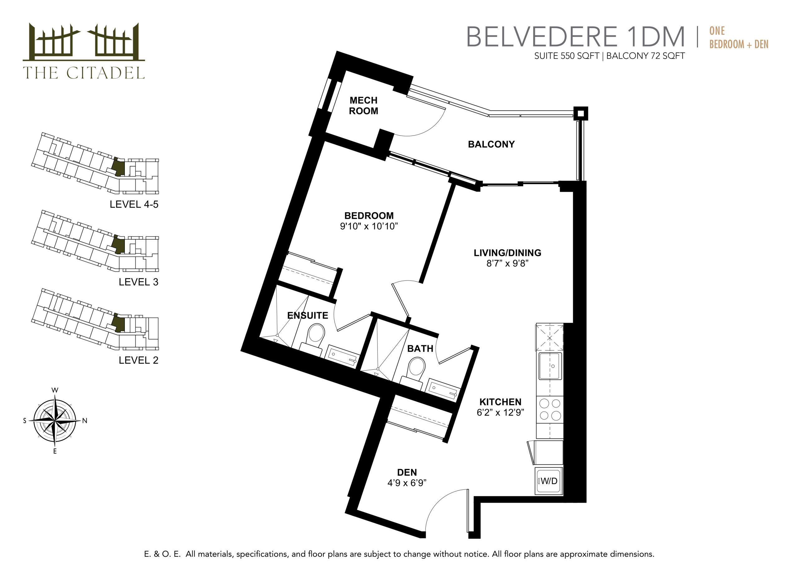 Belvedere 1DM floor plan