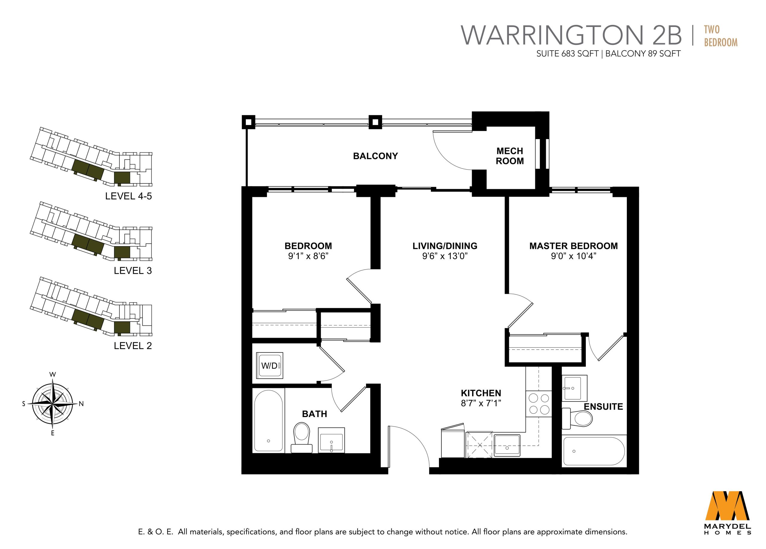 Warrington 2B floor plan