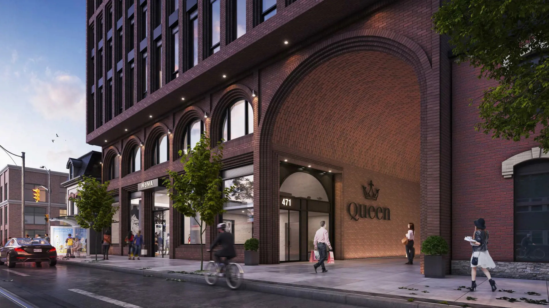 The Queen in Toronto — rendering 1