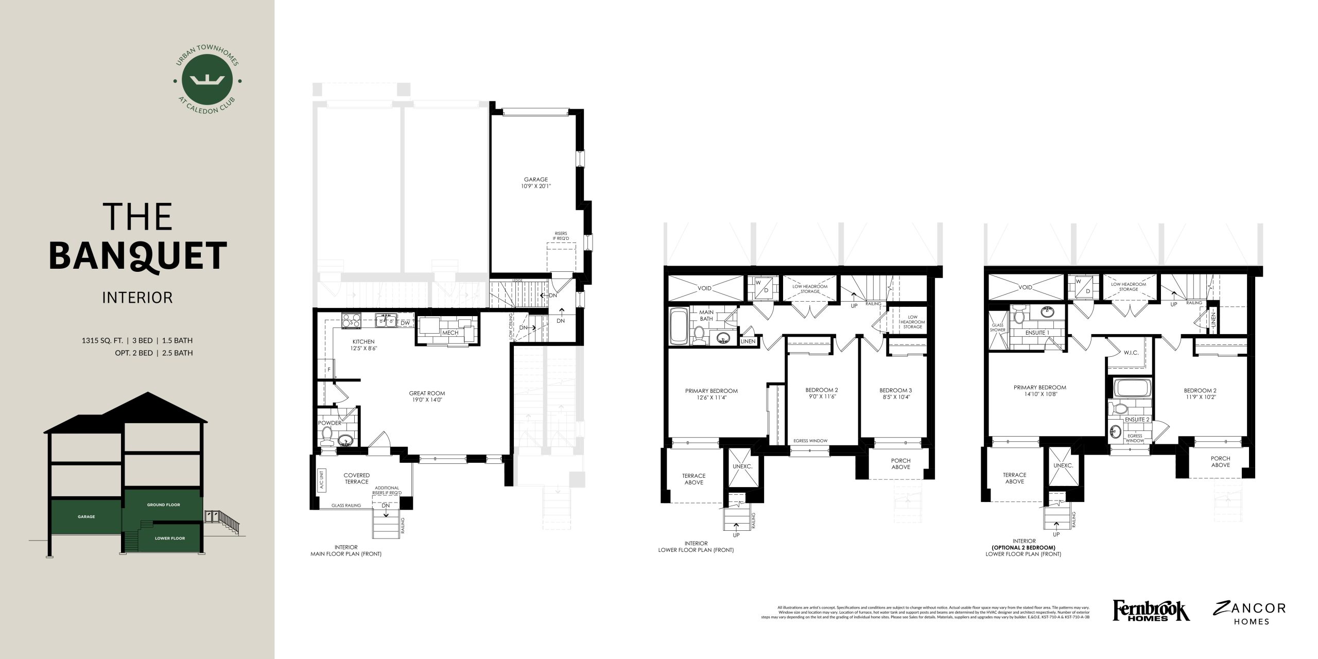 The Banquet - Fernbrook Homes floor plan