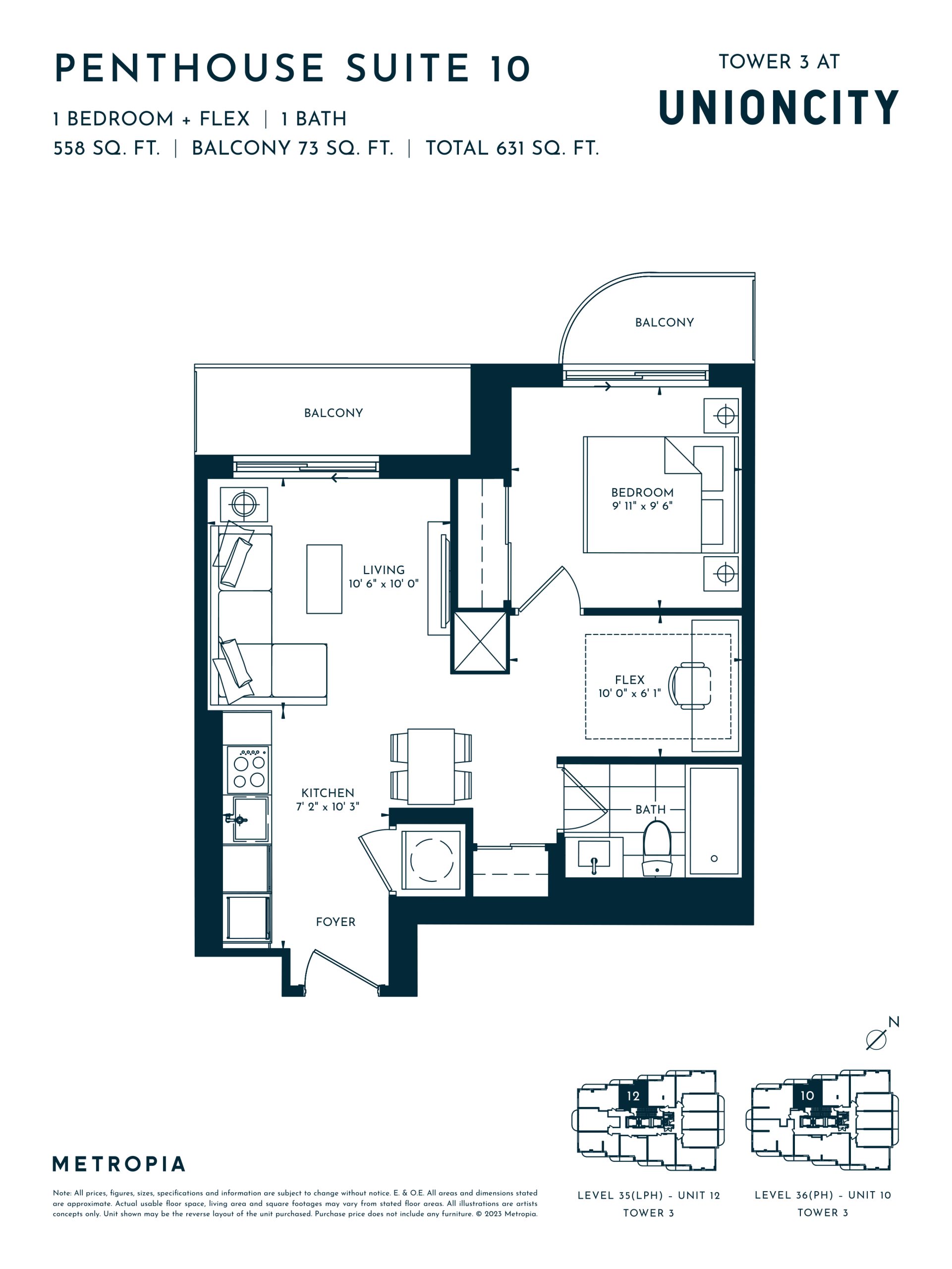 Penthouse Suite 10 floor plan