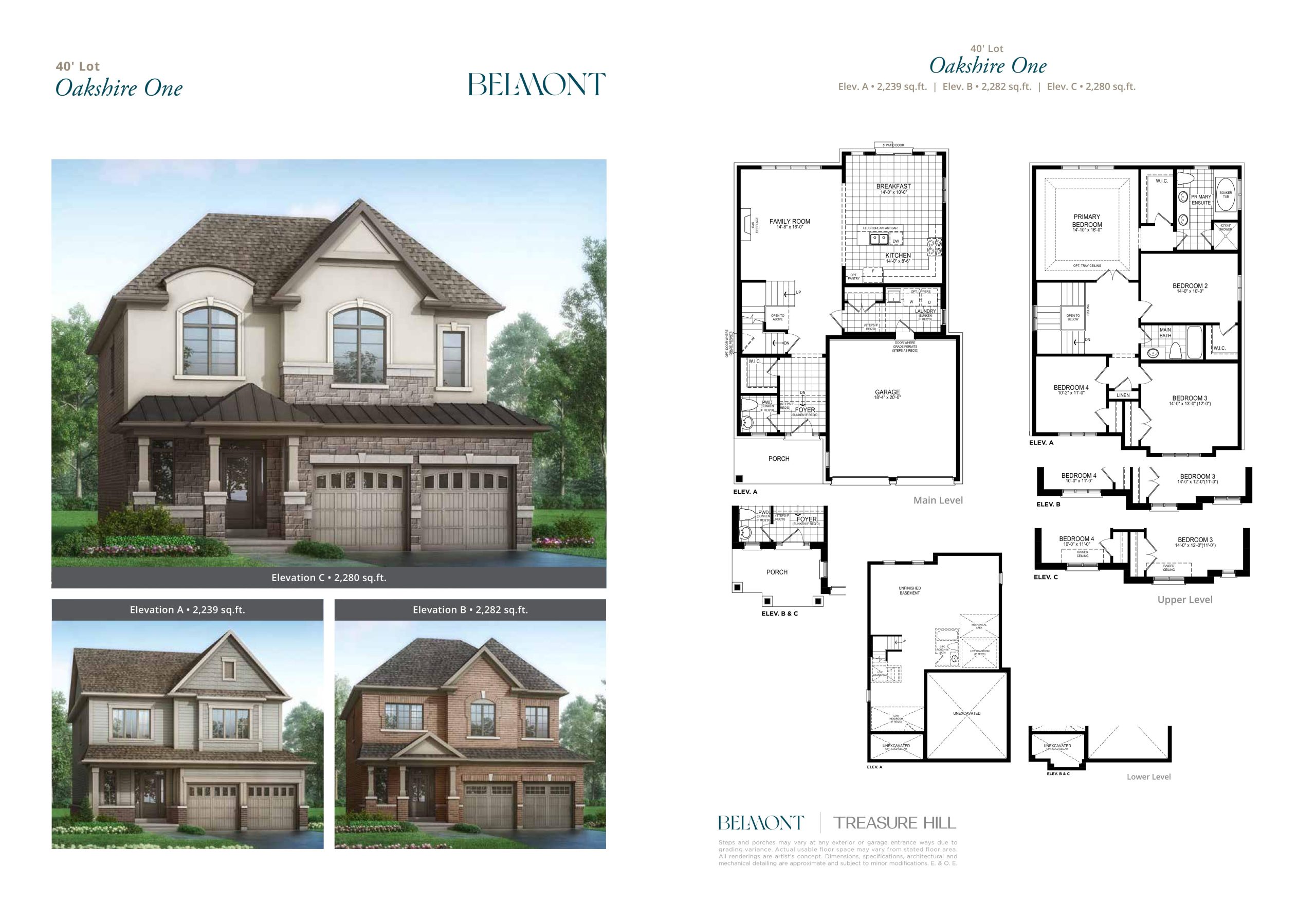 Oakshire One floor plan
