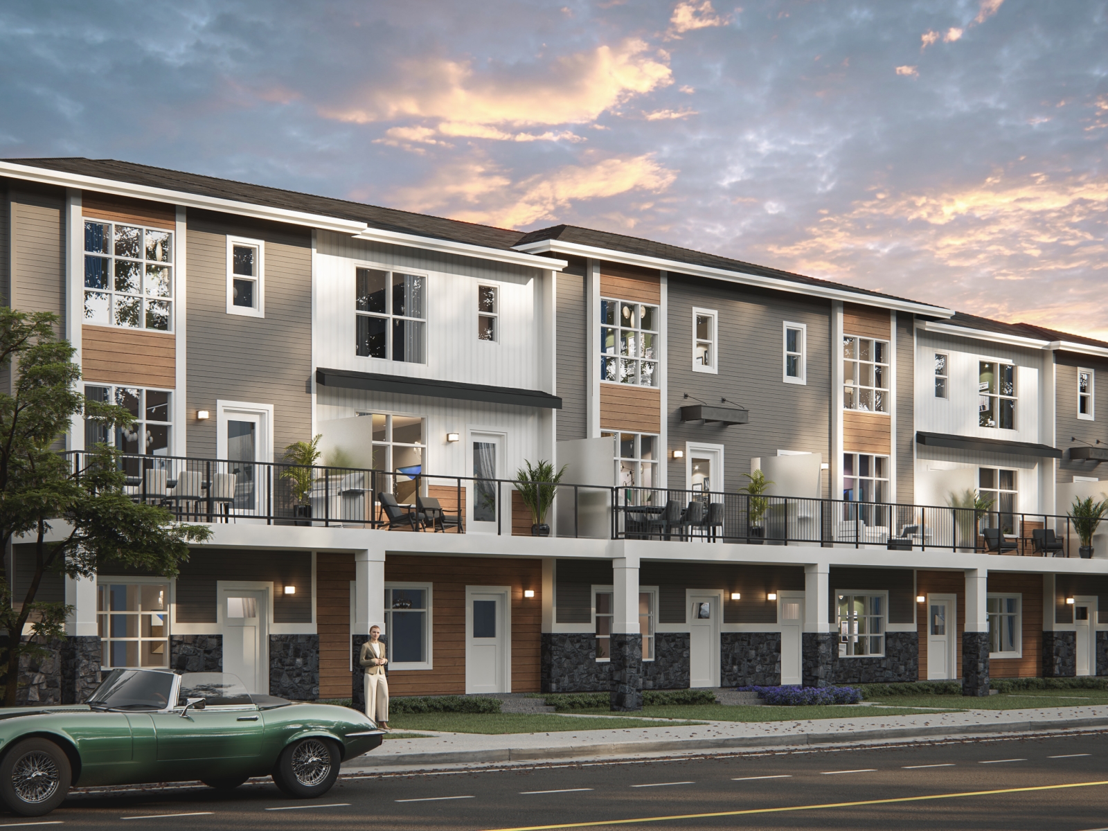 Briarfield Towns Calgary, Calgary. Artist’s rendering.