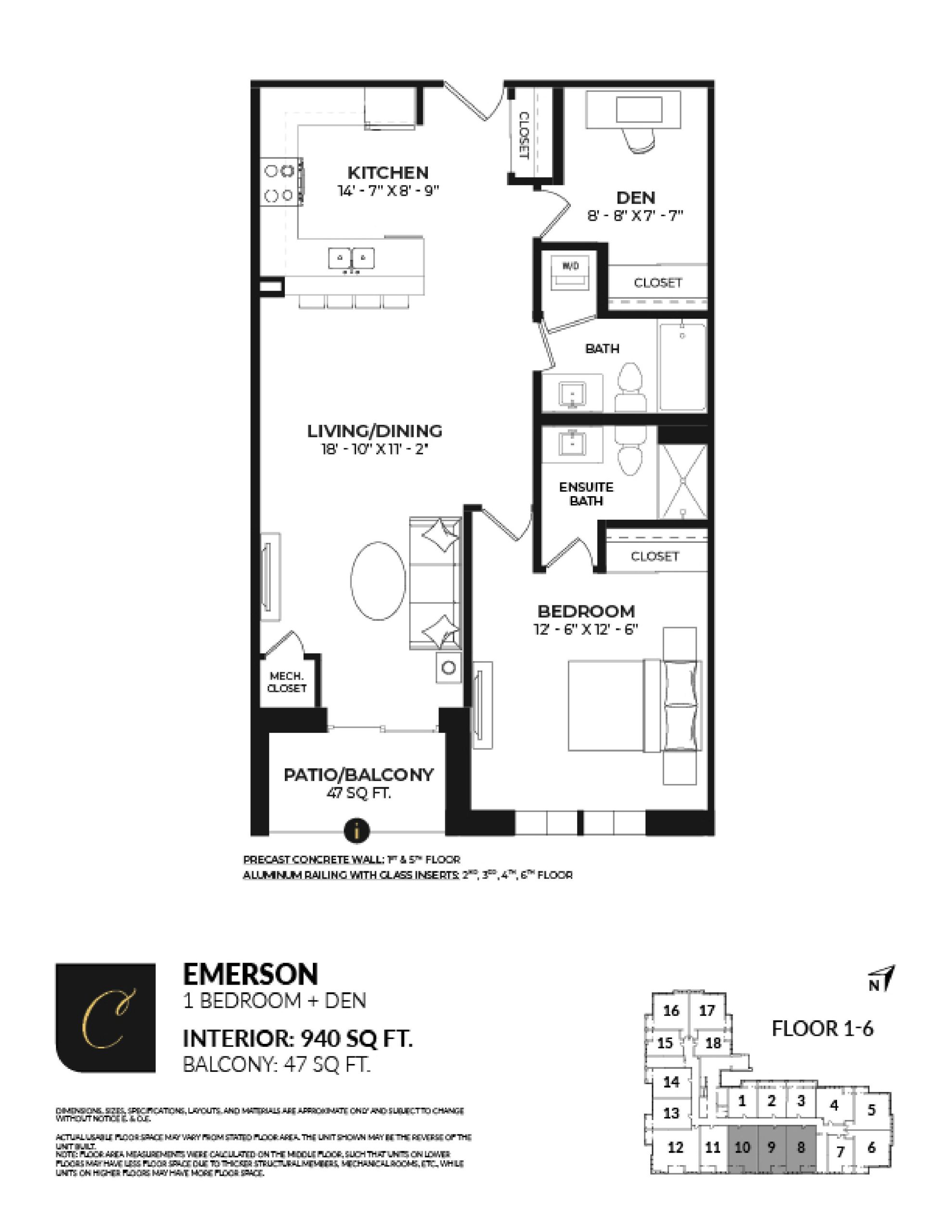 Emerson floor plan