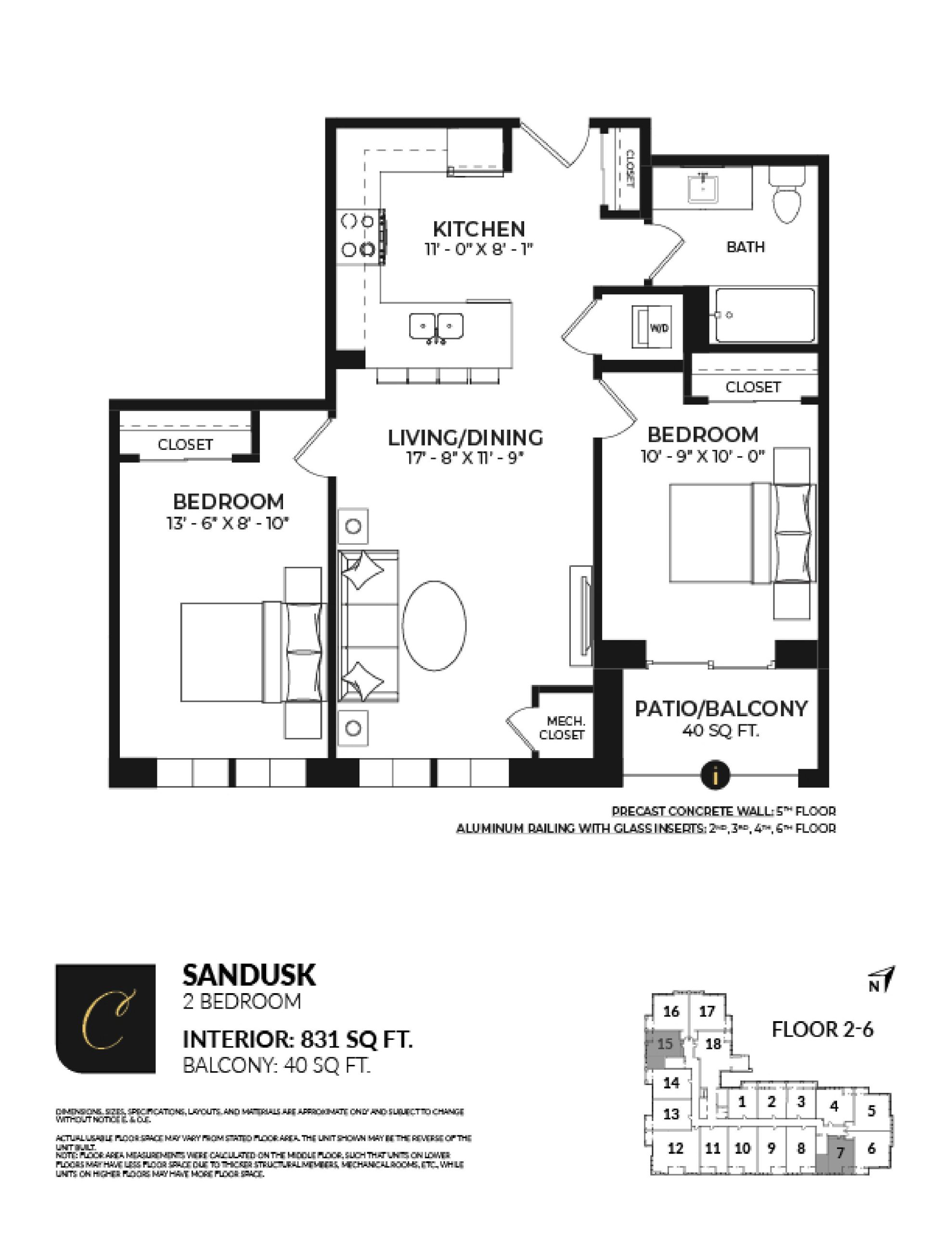 Sandusk floor plan