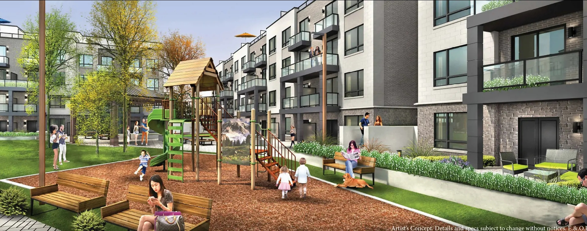 Downtown Aura in Brampton — rendering 3