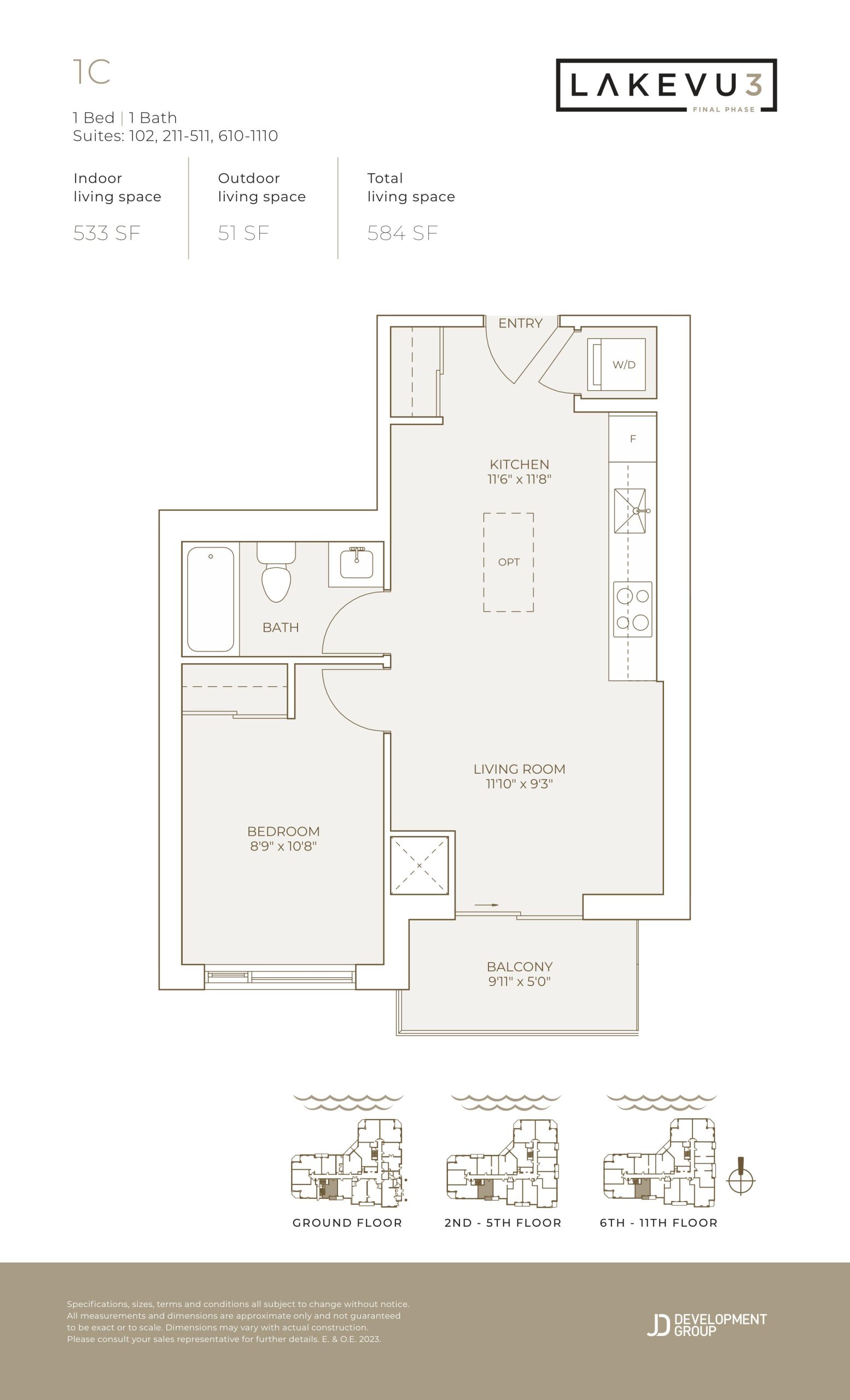 1C floor plan