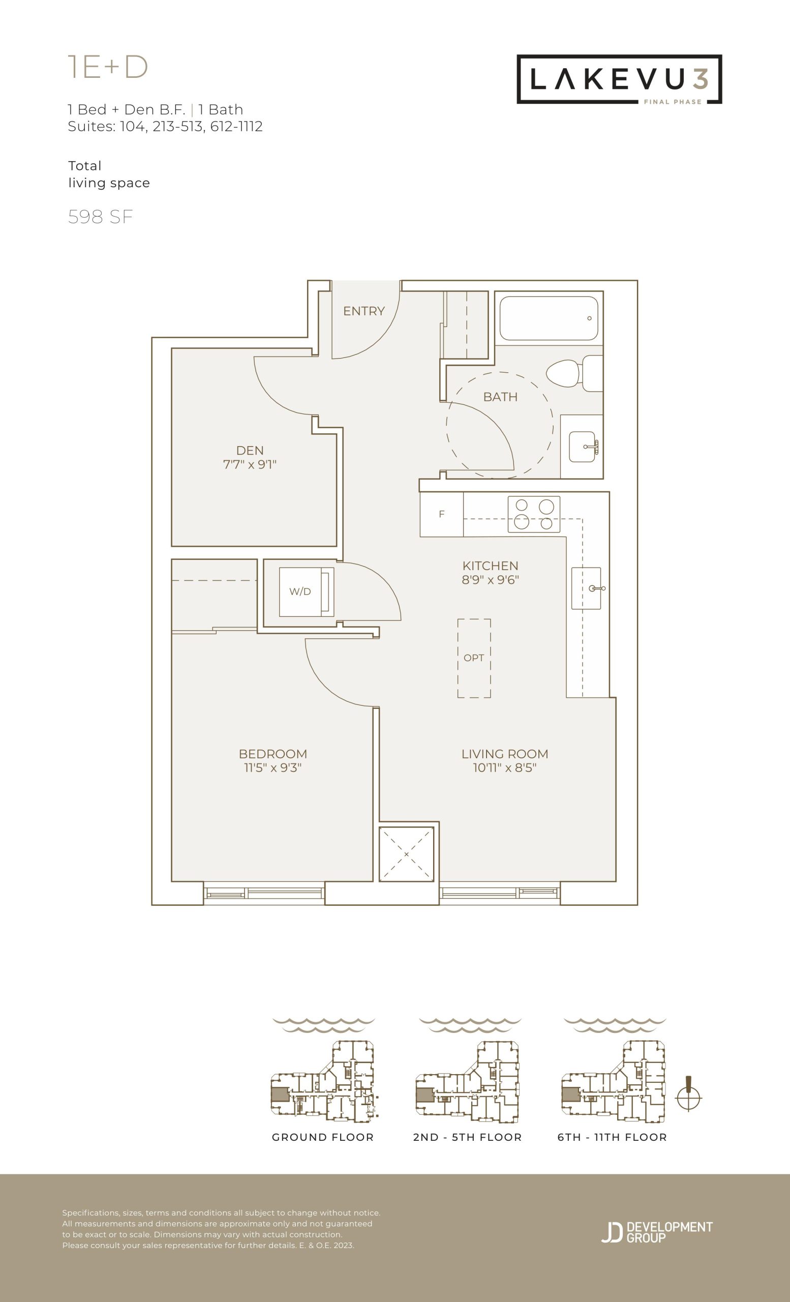 1E+D floor plan