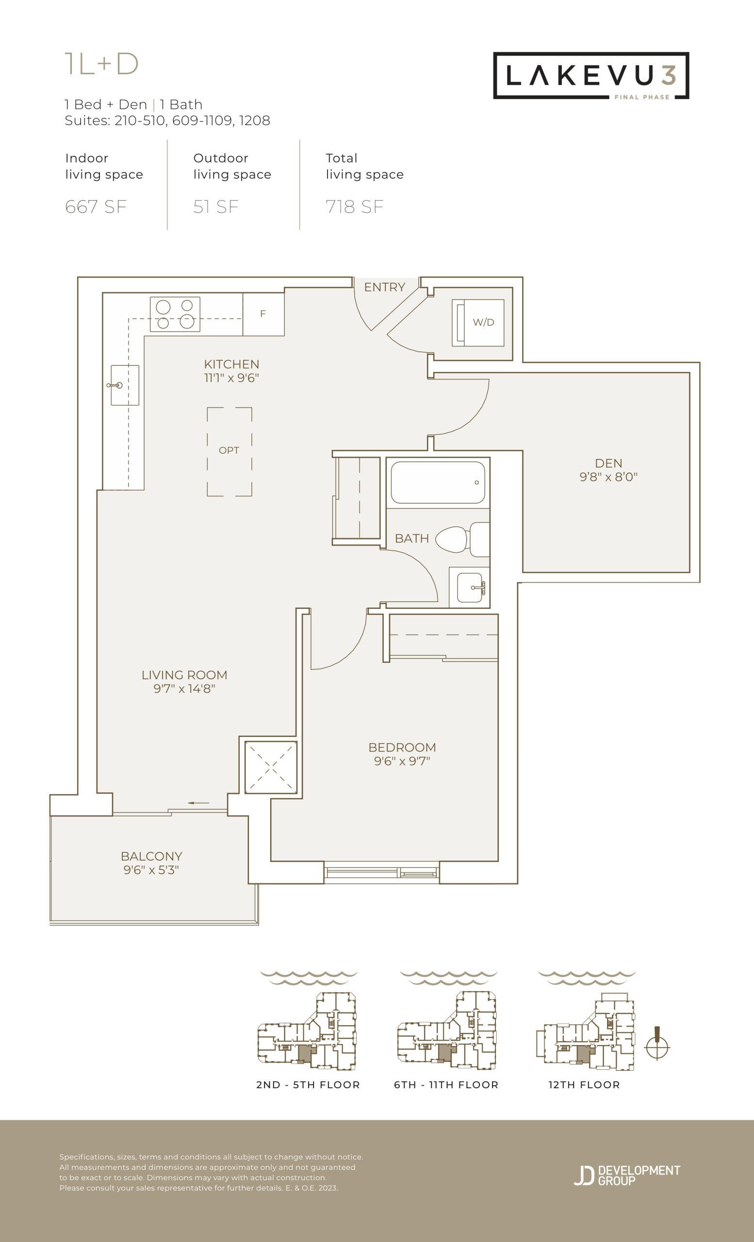 1L+D floor plan