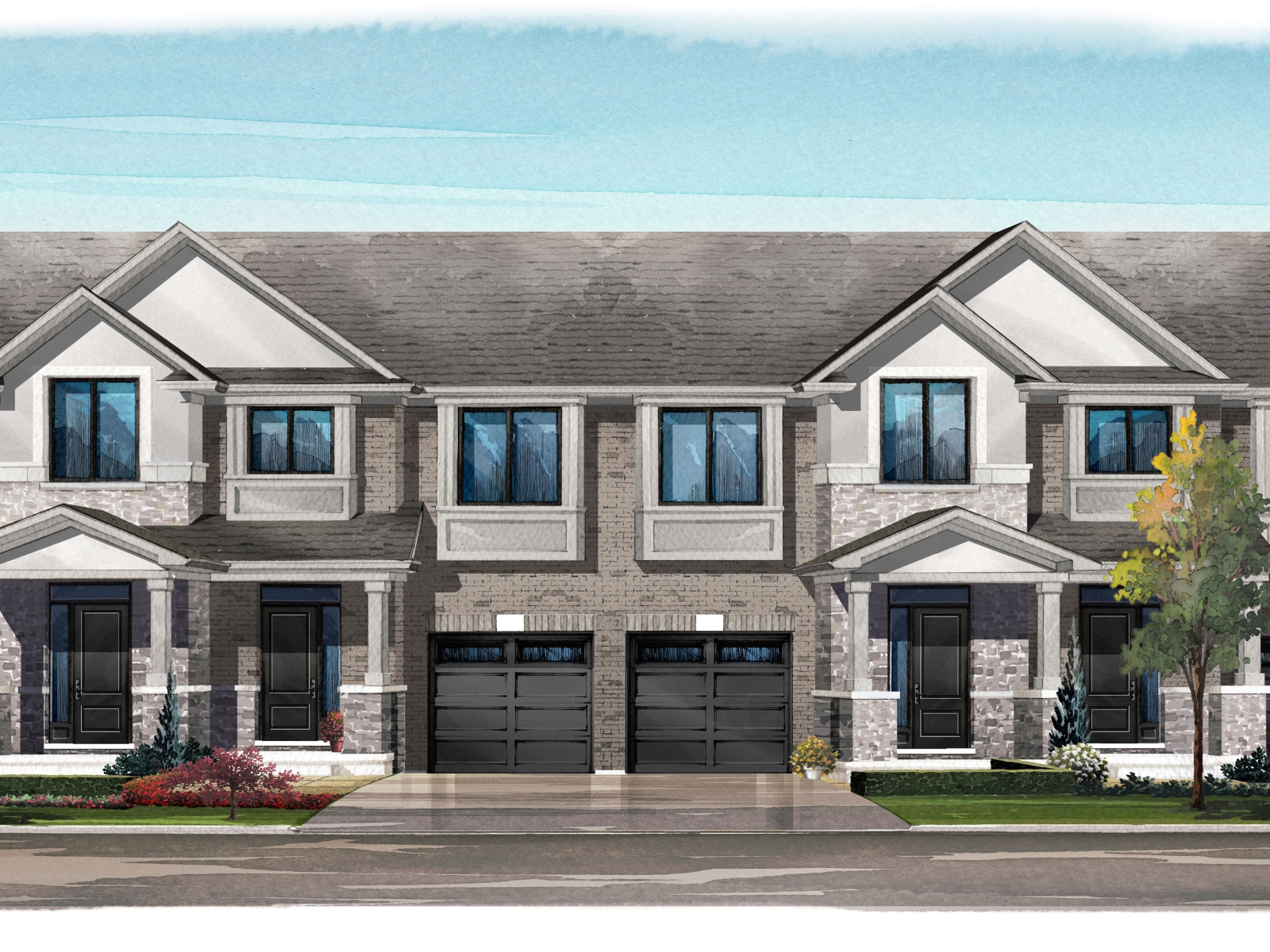West&Post Towns in Oakville — rendering 2