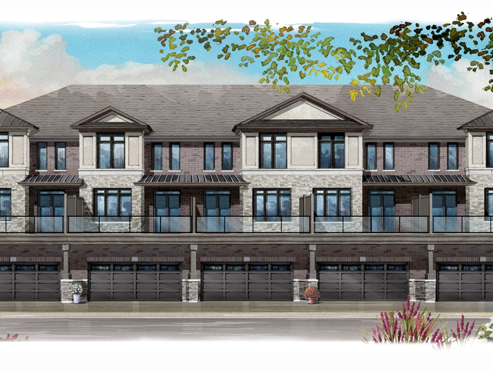 West&Post Towns in Oakville — rendering 3