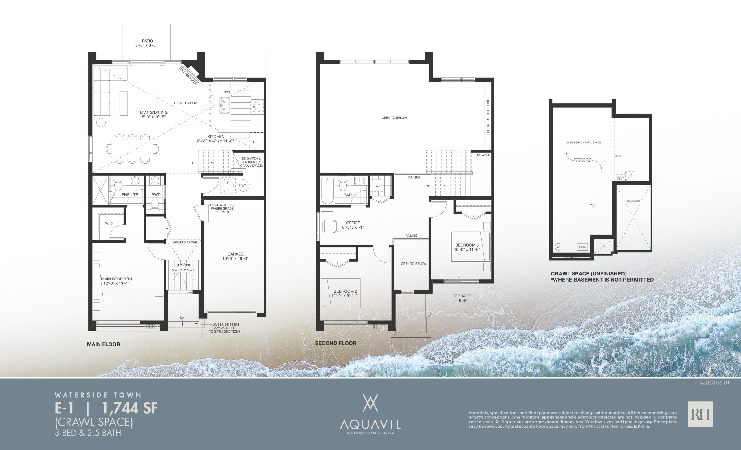 E1 (Crawl Space) floor plan