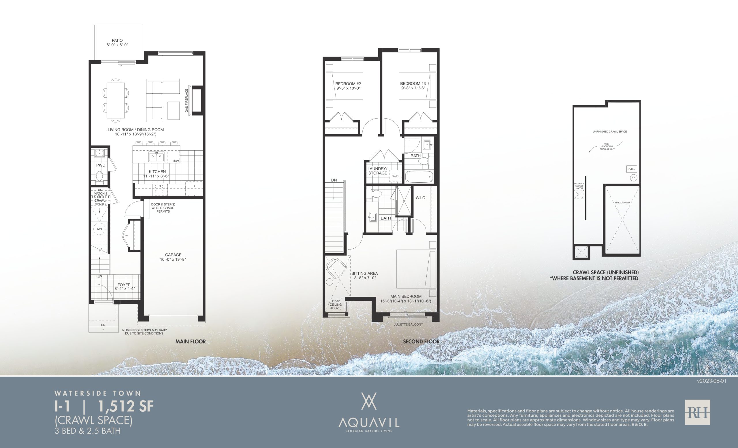 I-1 (Crawl Space) floor plan