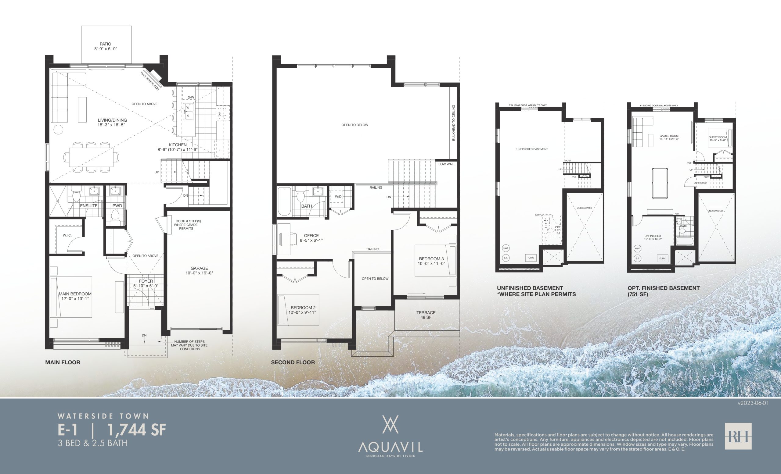 E-1 (Basement) floor plan