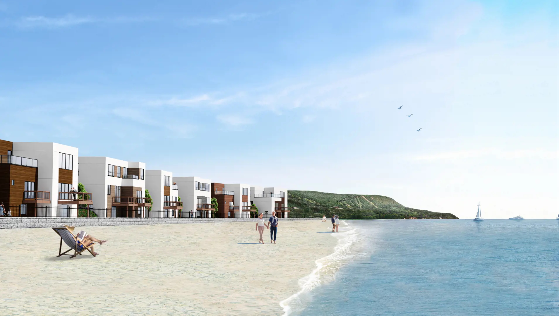 AquaVil Waterfront Community on Georgian Bay in The Blue Mountains — rendering 3