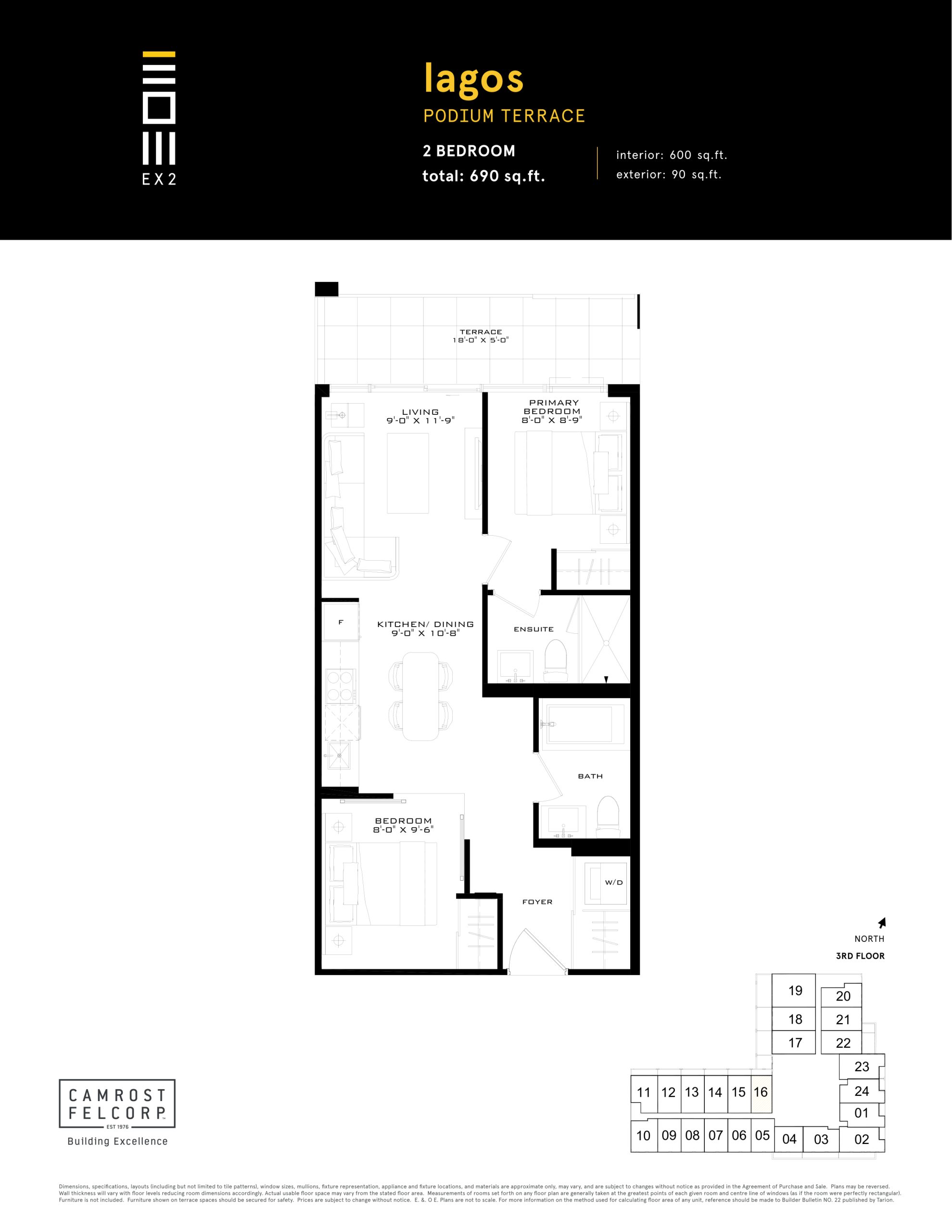 Lagos (Podium Terrace) floor plan