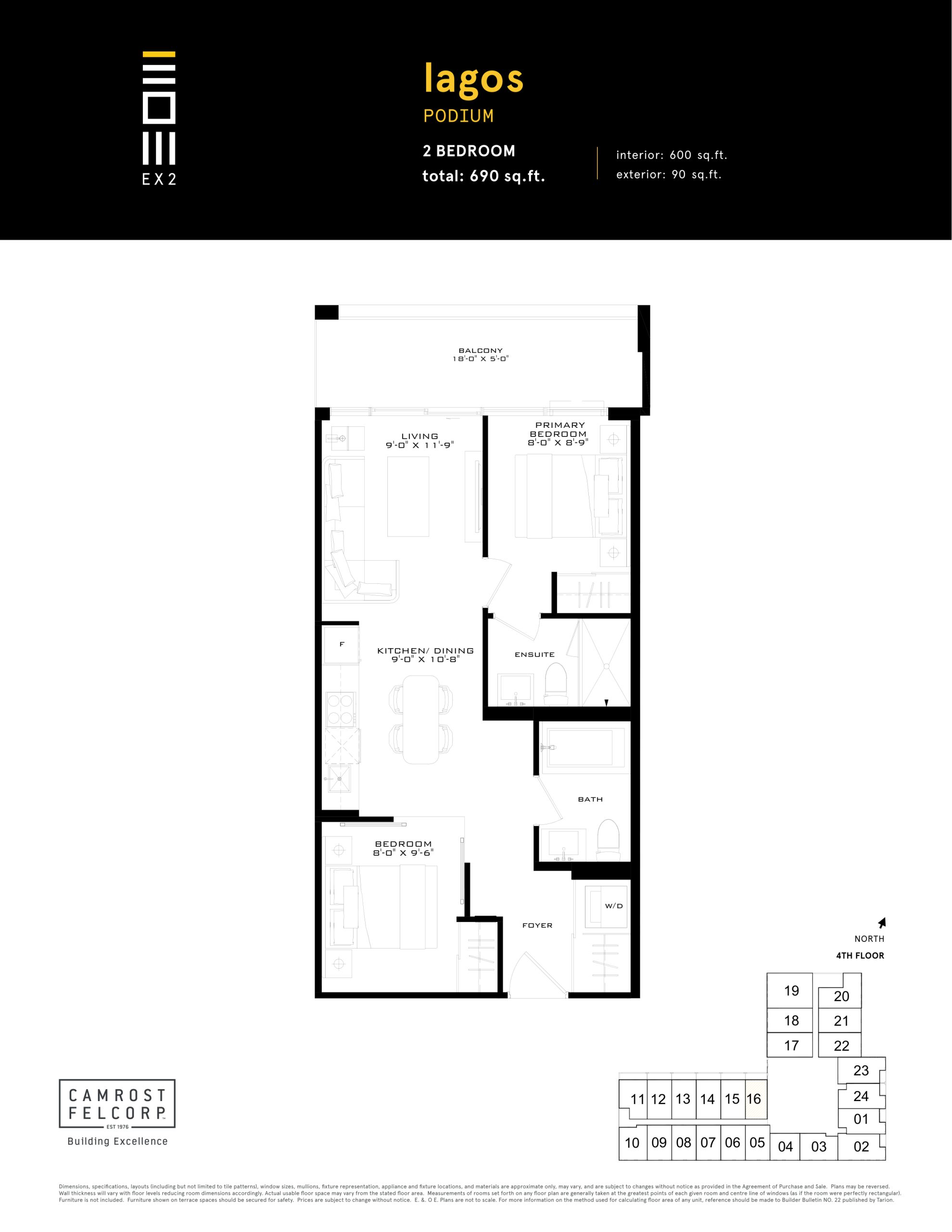Lagos (Podium) floor plan