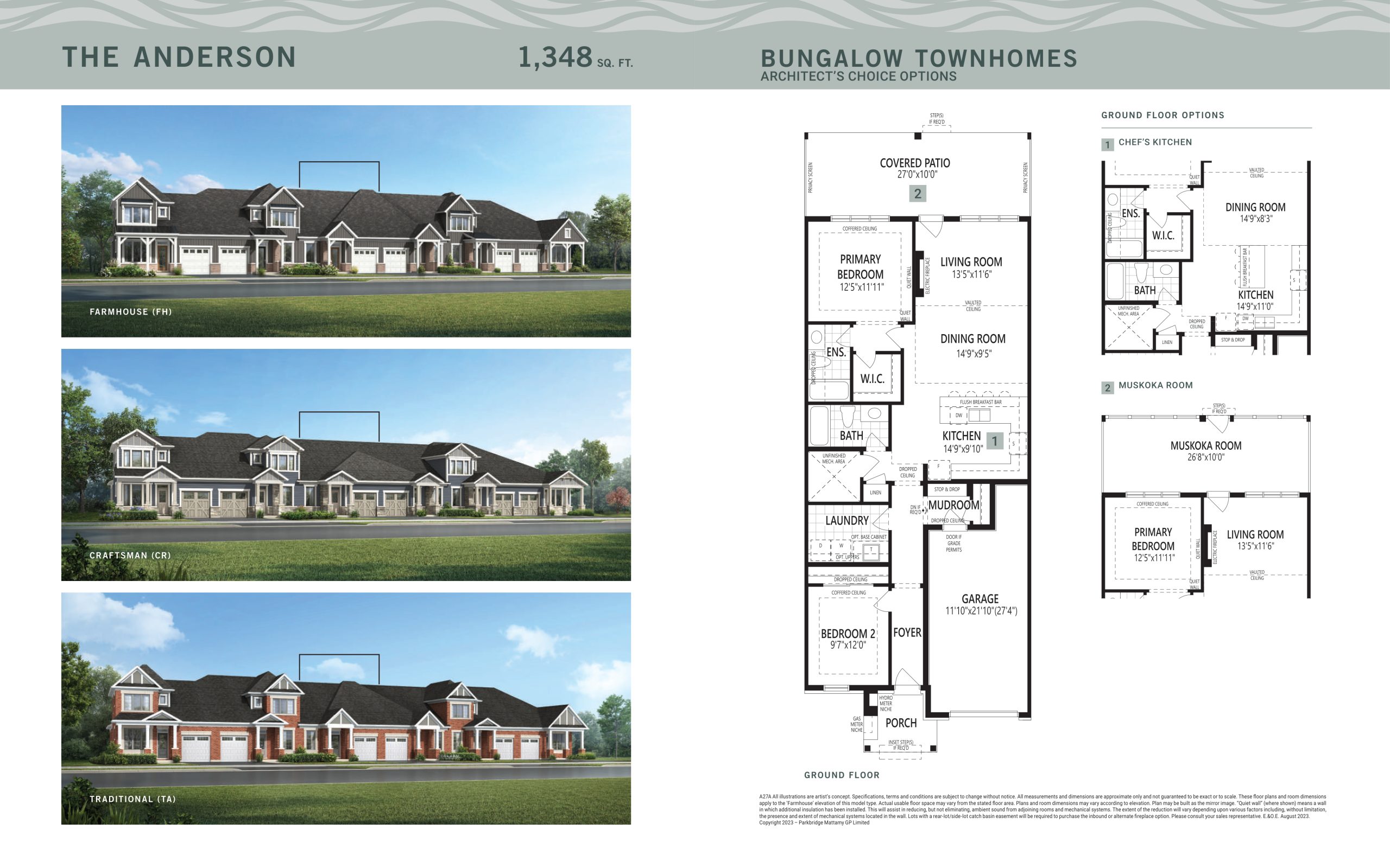 The Anderson floor plan