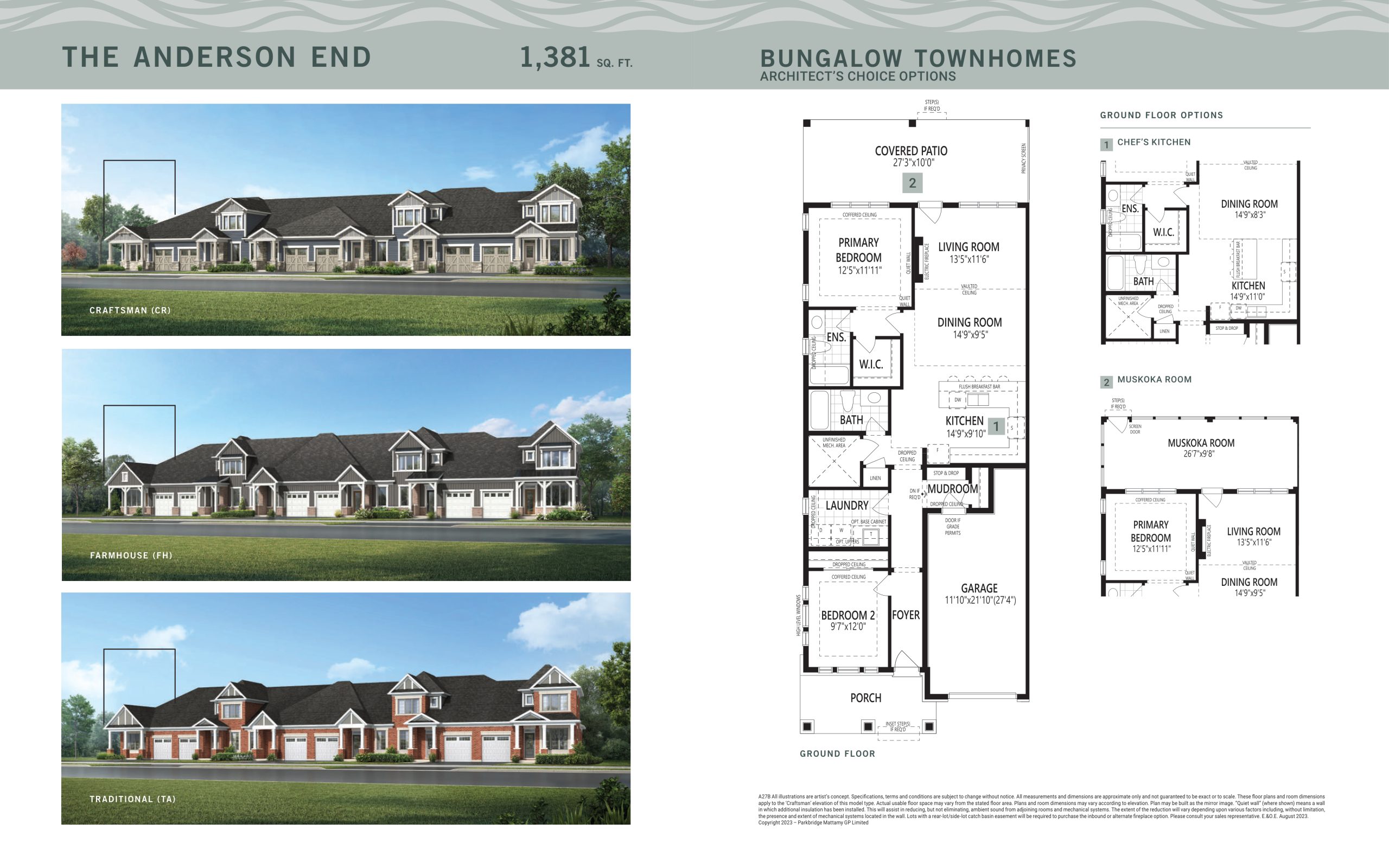 The Anderson End floor plan