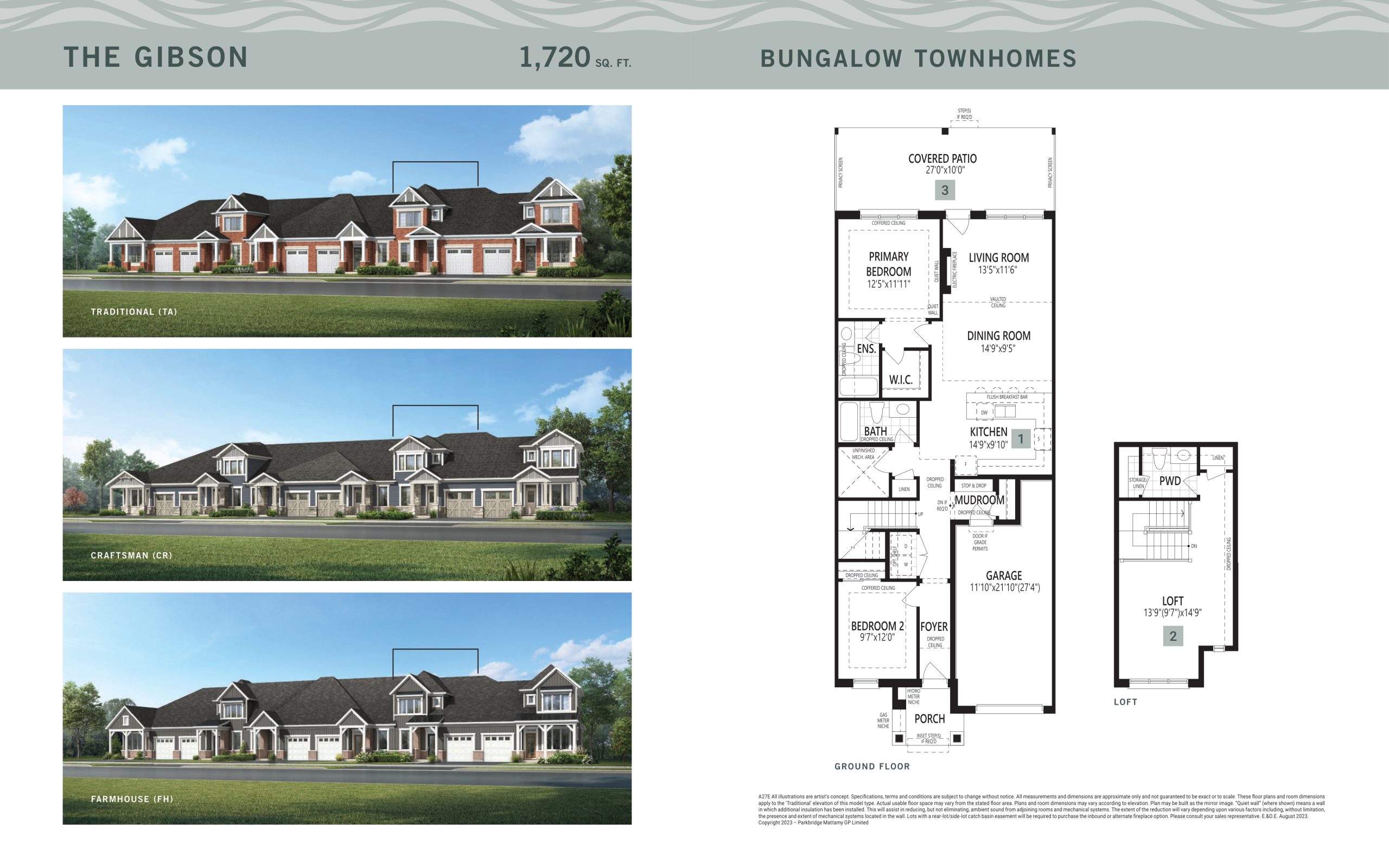 The Gibson floor plan
