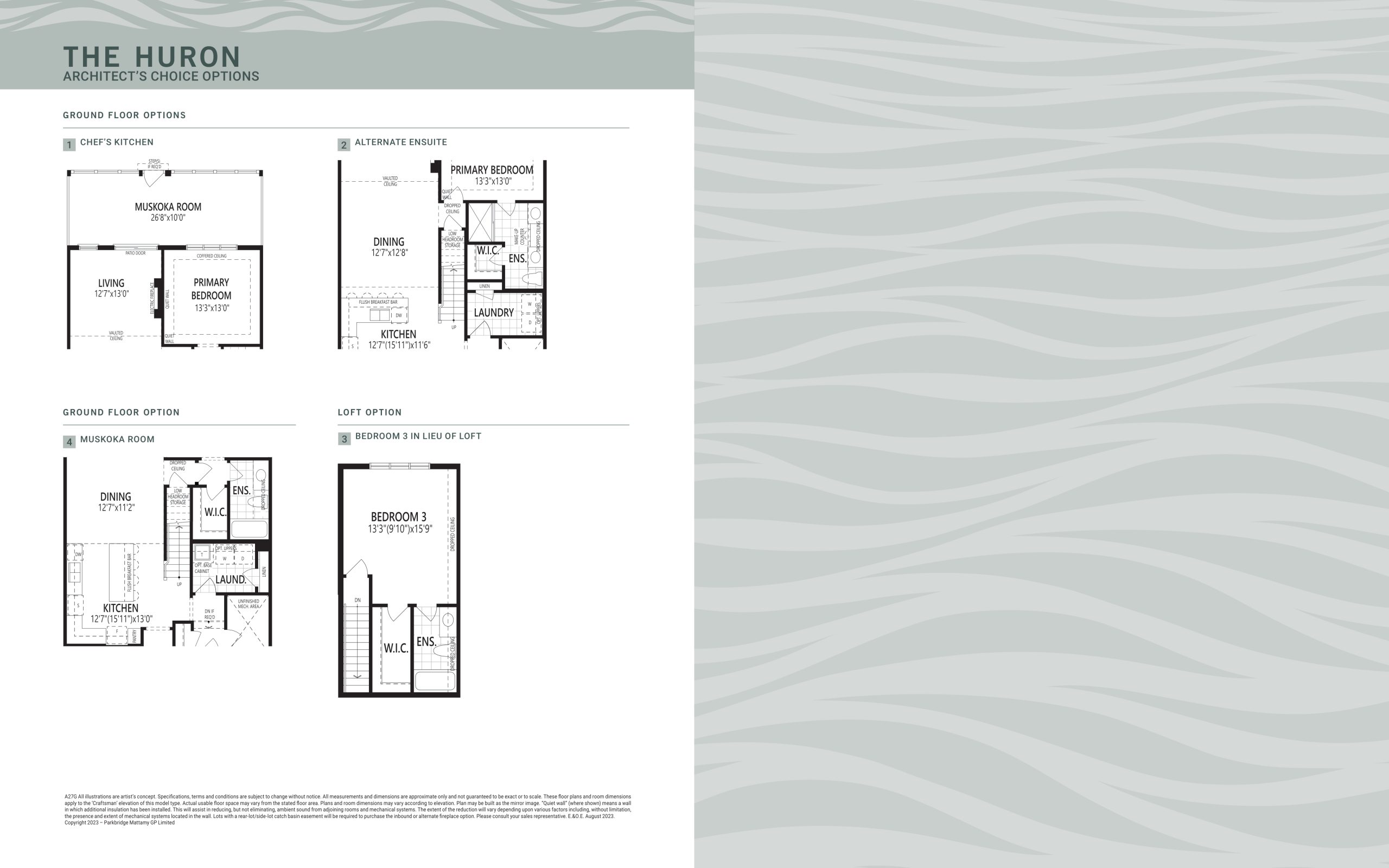 The Huron (Architect Option) floor plan