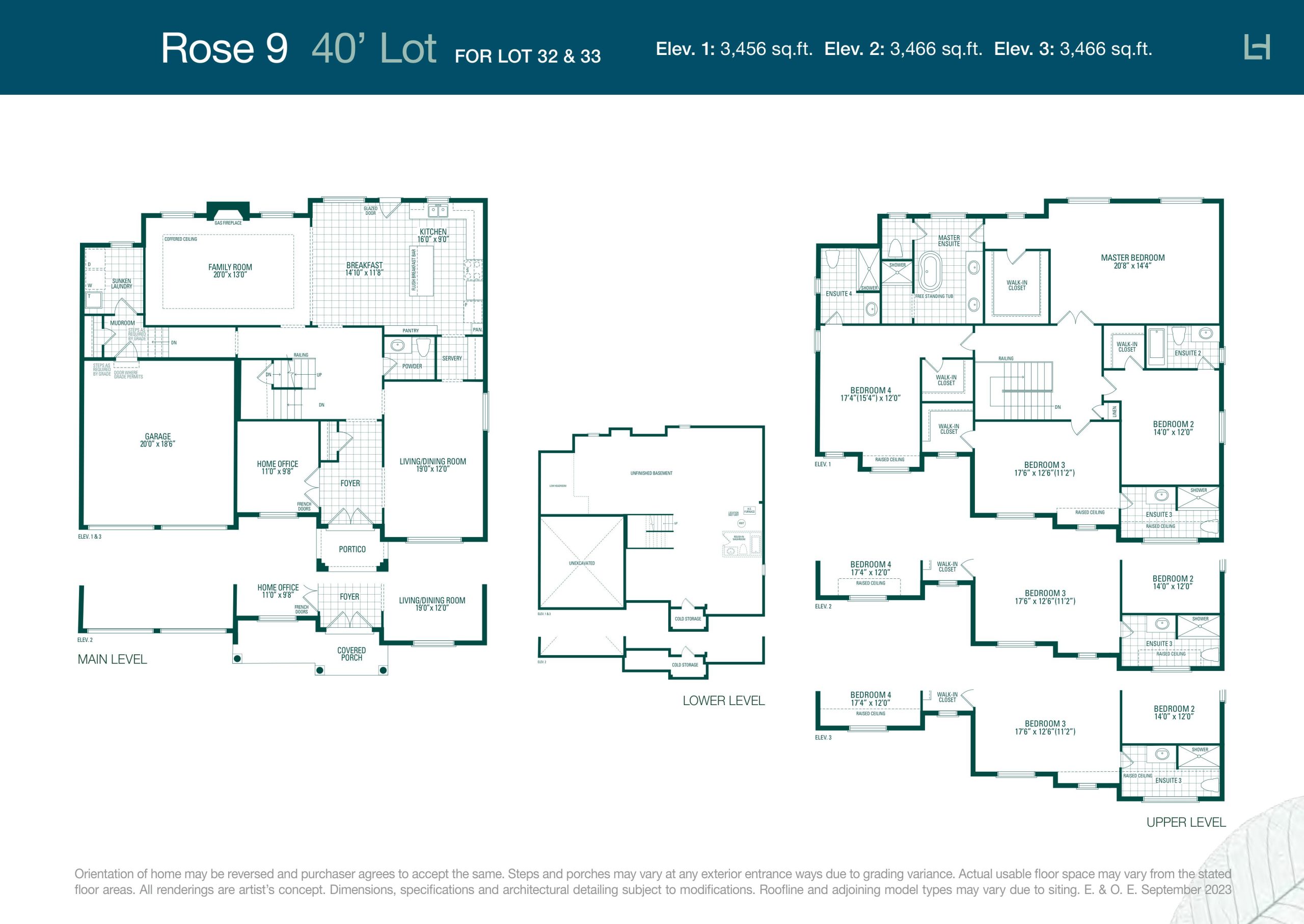 Rose 9 floor plan