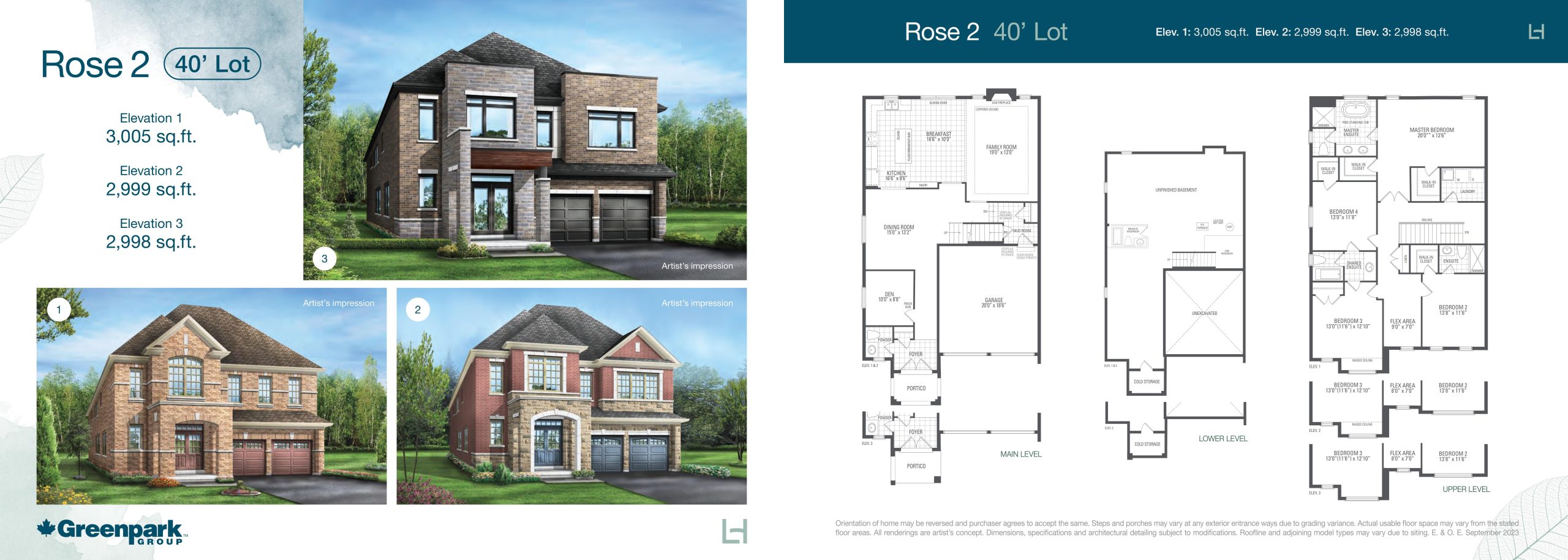 Rose 2 floor plan